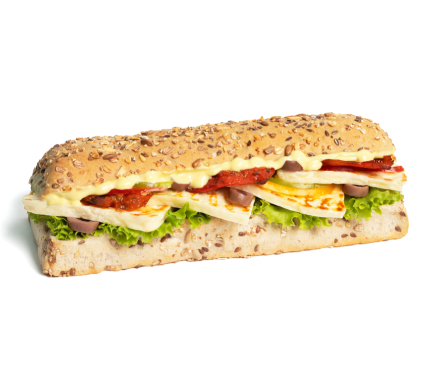 Grilled Halloumi Cheese Sandwich