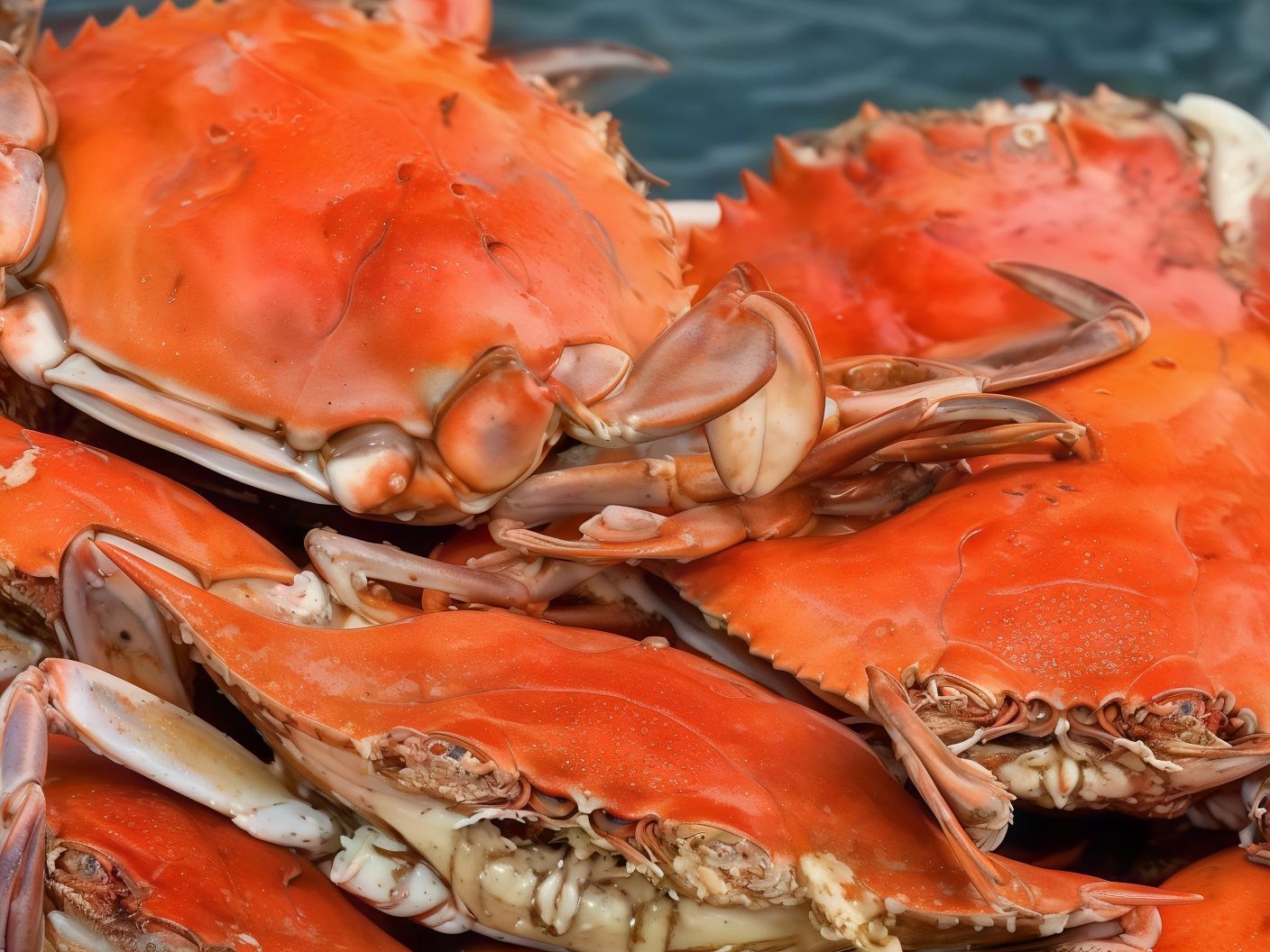 Crabs White Sauce