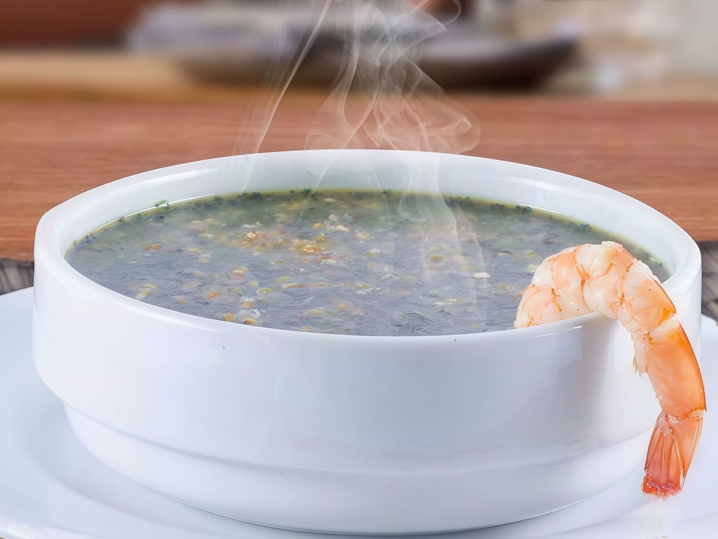Molokhia With Shrimp