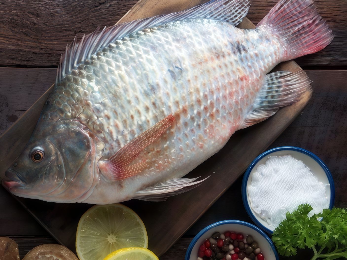 Uncooked Tilapia Fish