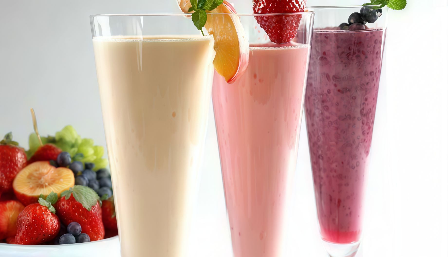 Blended Yogurt With Fruits