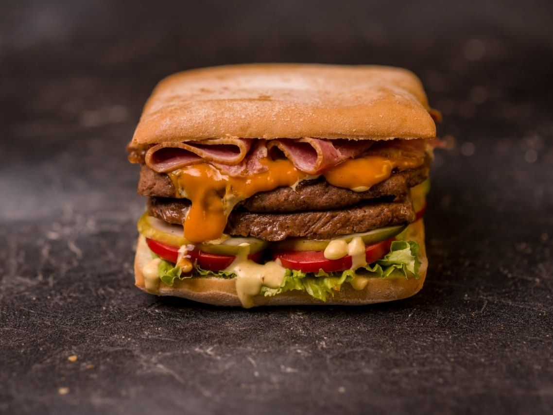marshmallow beef burger