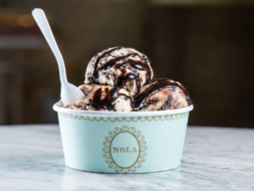Nutella Drizzle Ice Cream