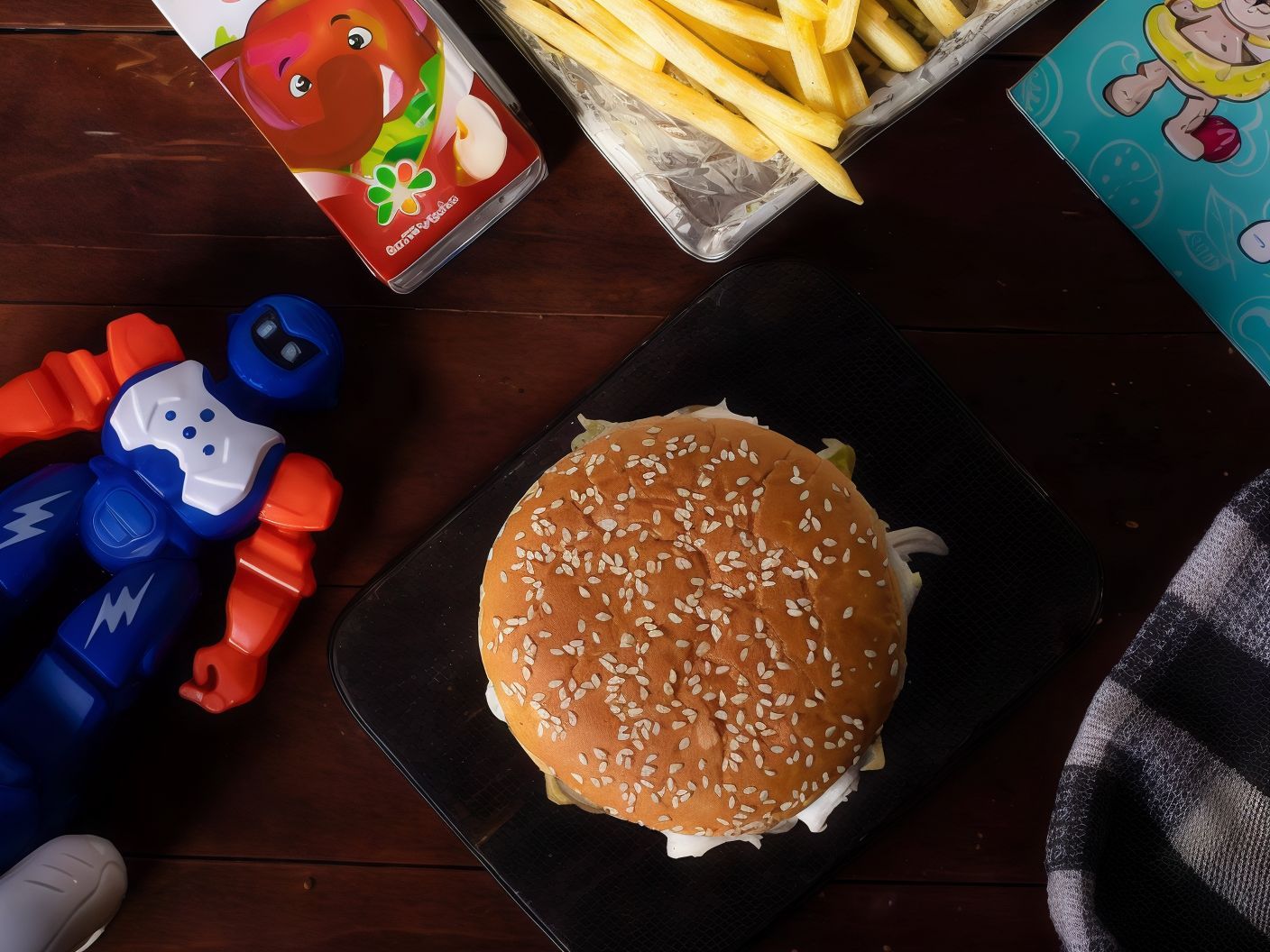 Chicken Burger Kids Meal