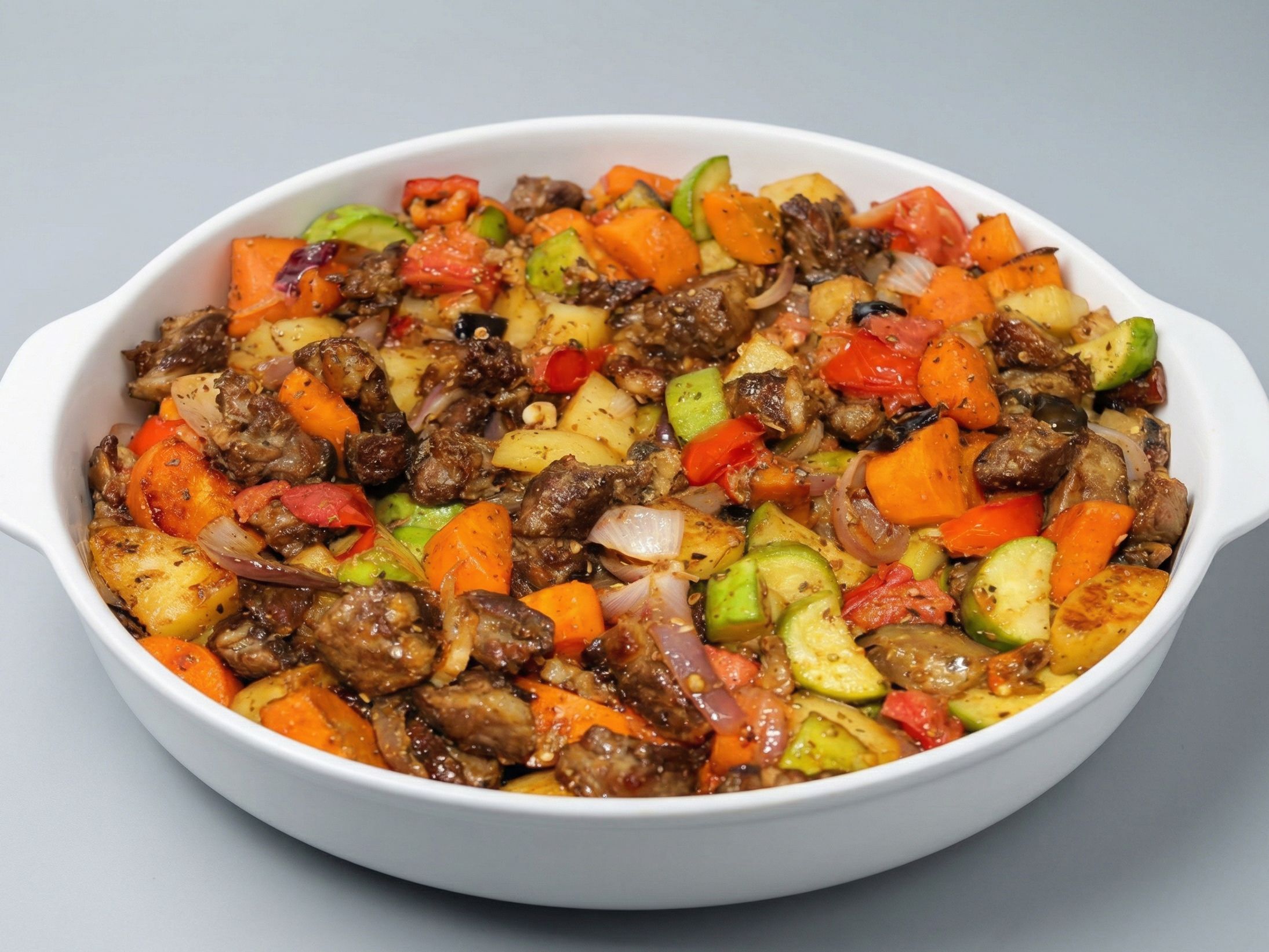 Meat With Vegetables Casserole