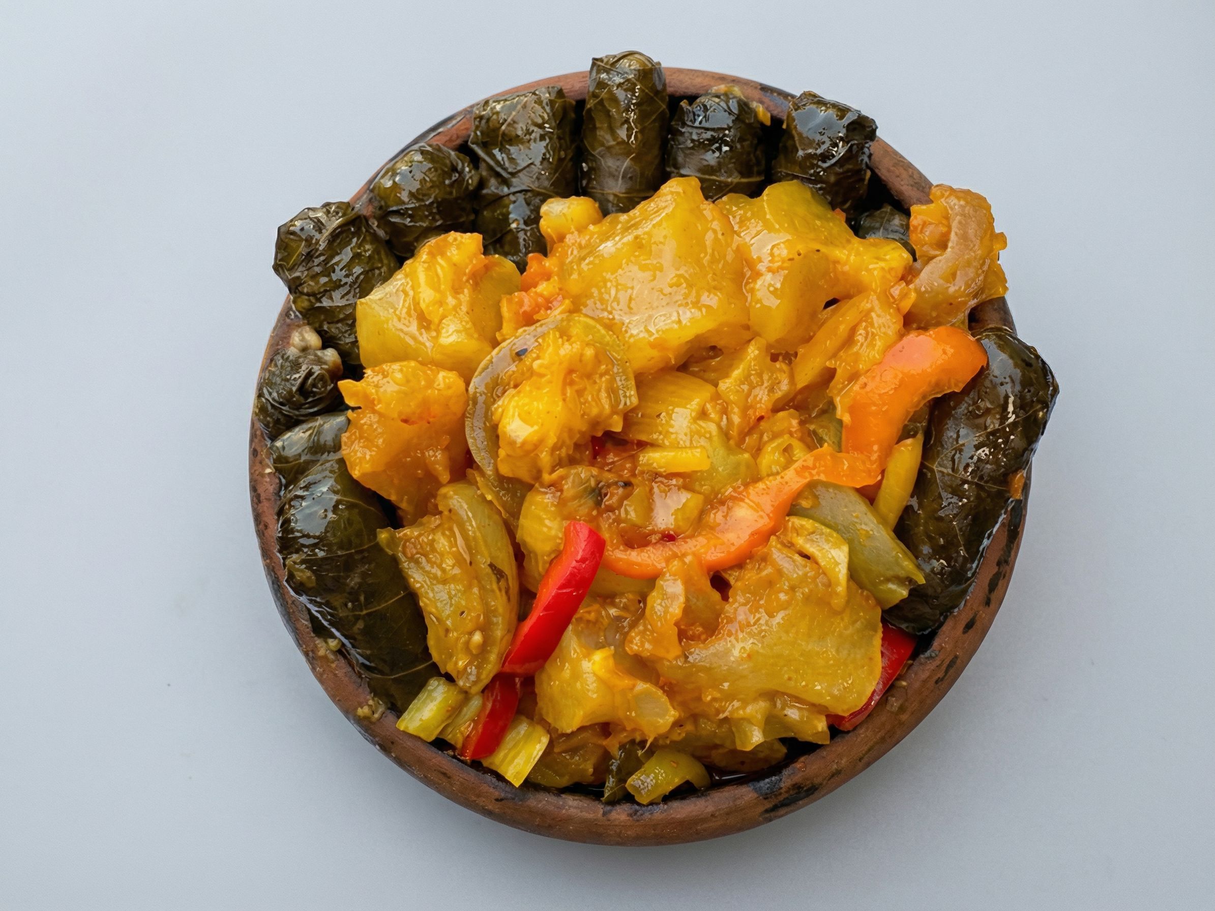 Vine Leaves With Knuckles Casserole
