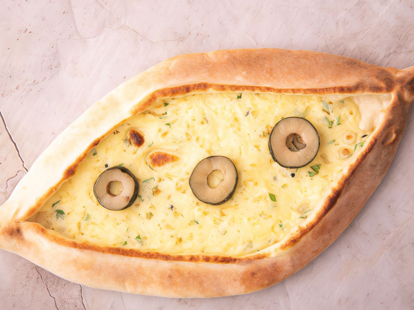 Halloumi cheese Manakish