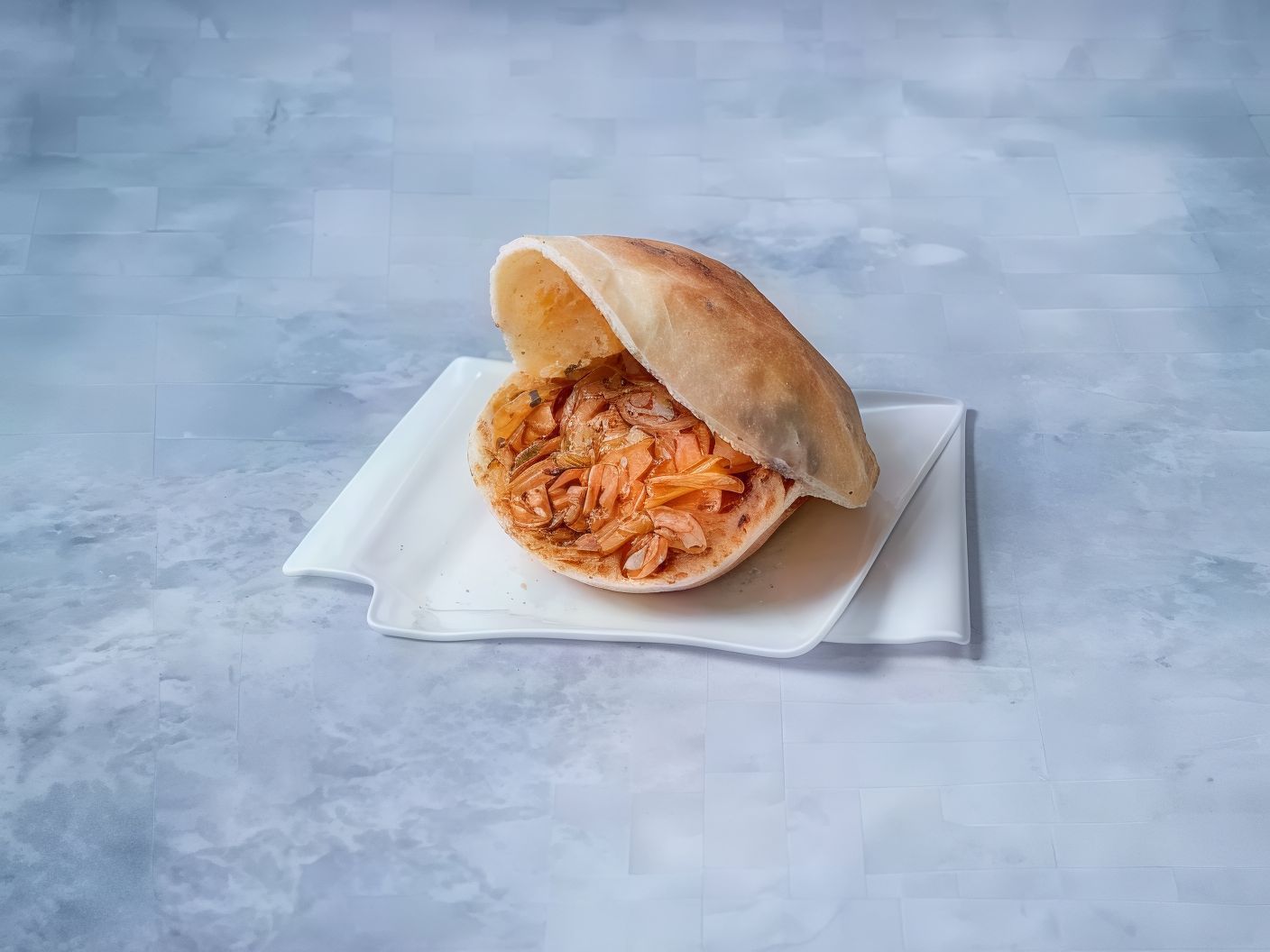 Foul Sandwich with Olive Oil