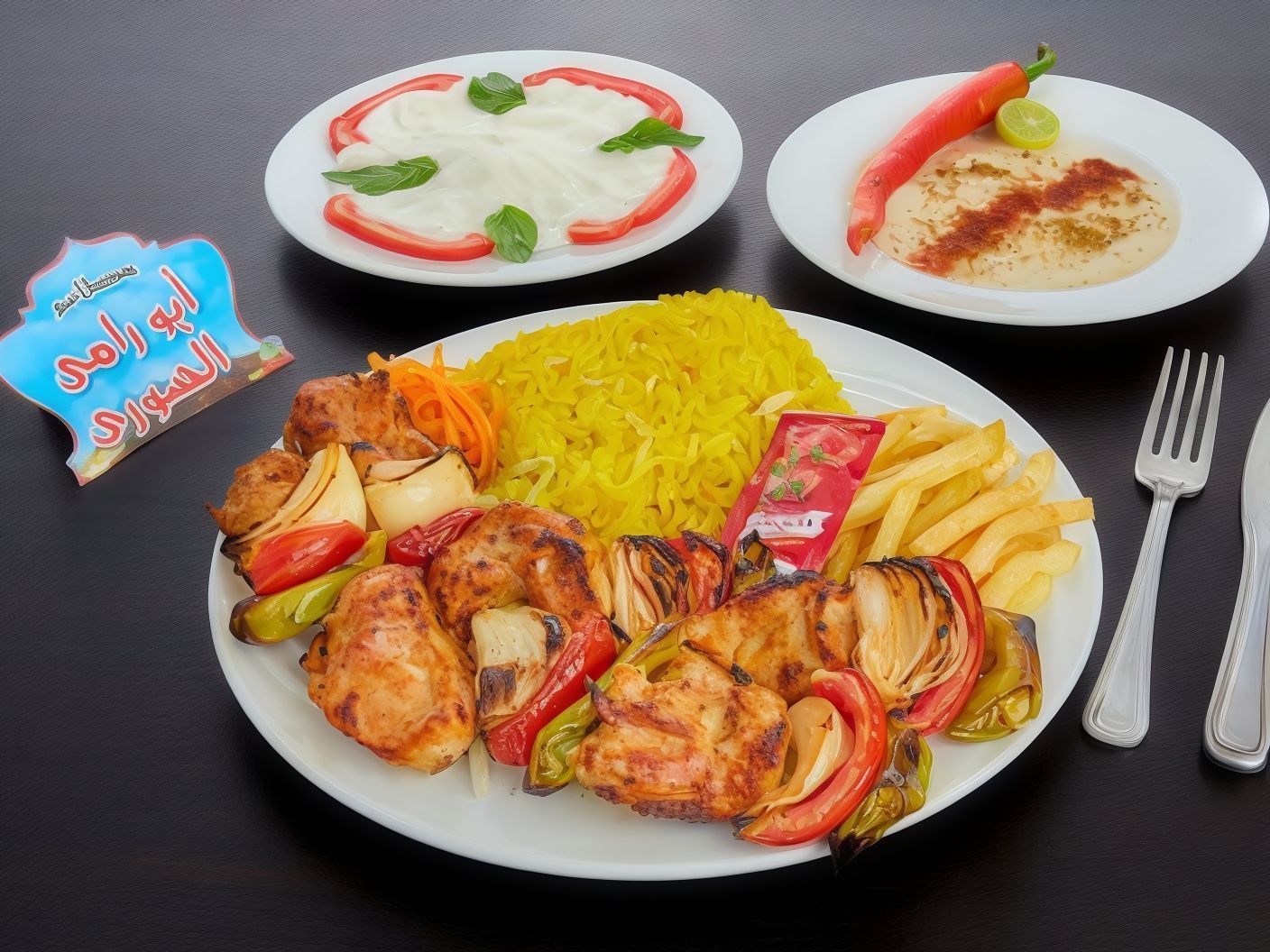 Shish Tawook Platter