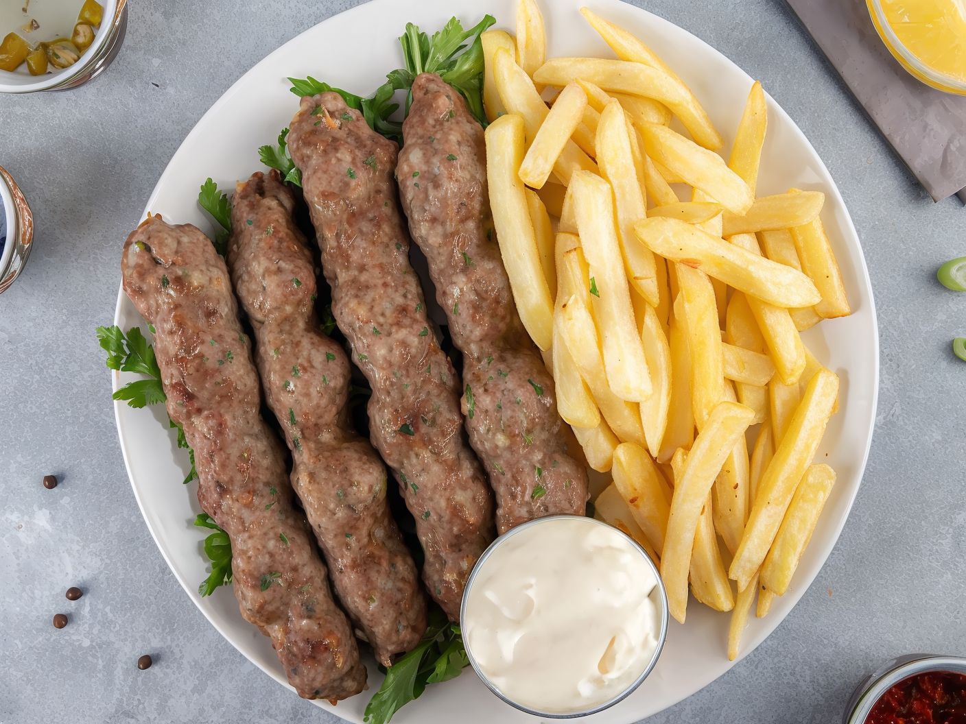 Kofta With French Fries Meal