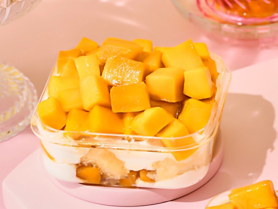 Mango Fresh Cream Tiny Bowl