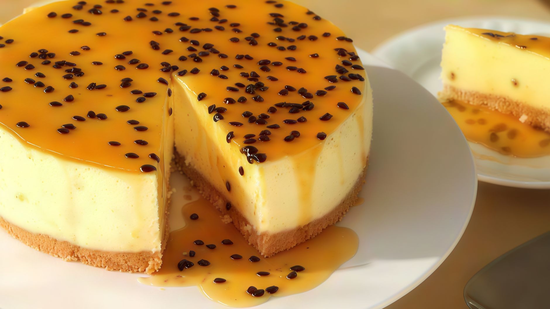 Passion Fruit Cheesecake
