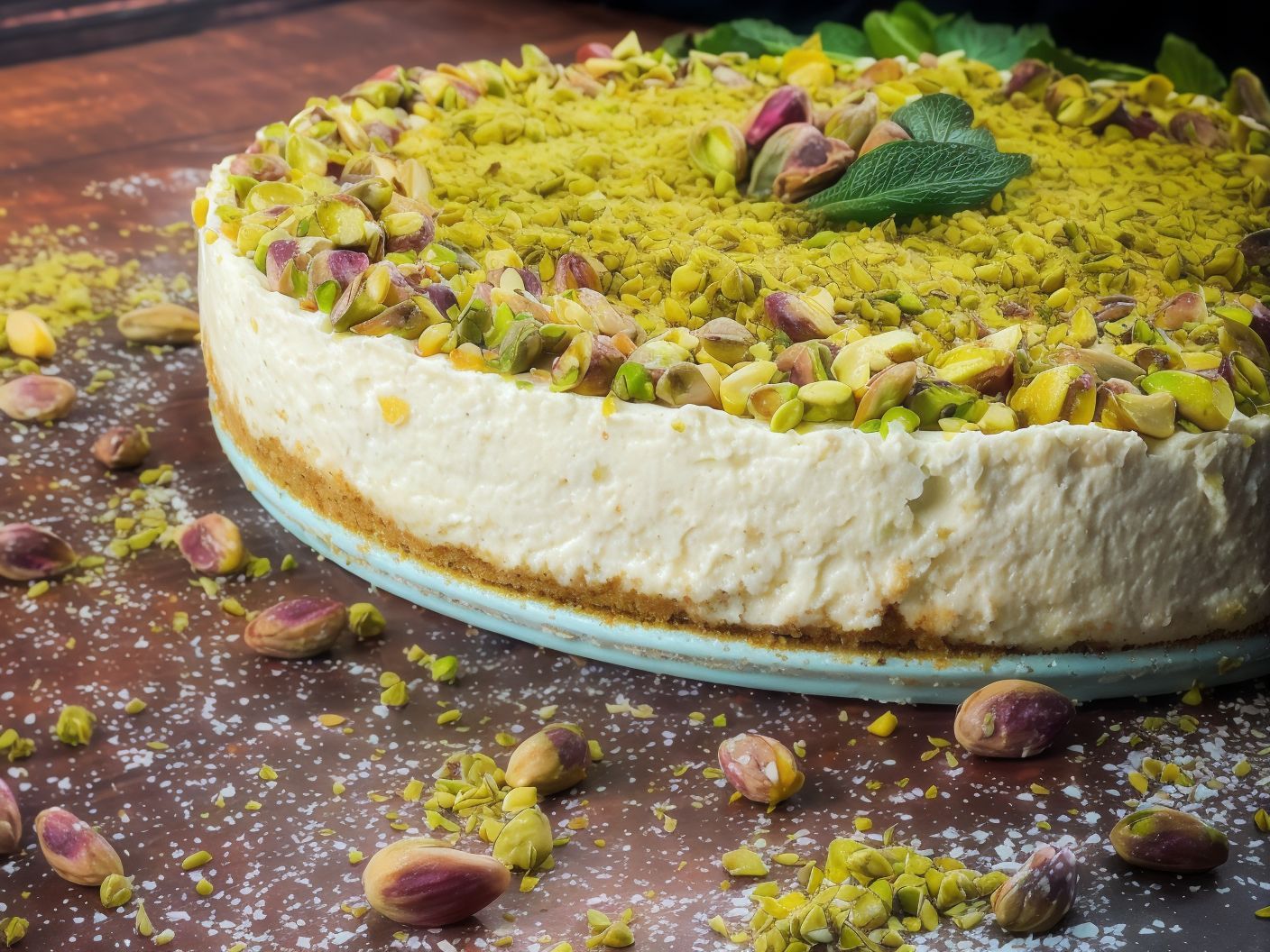 Cheesecake Pistachio Torte