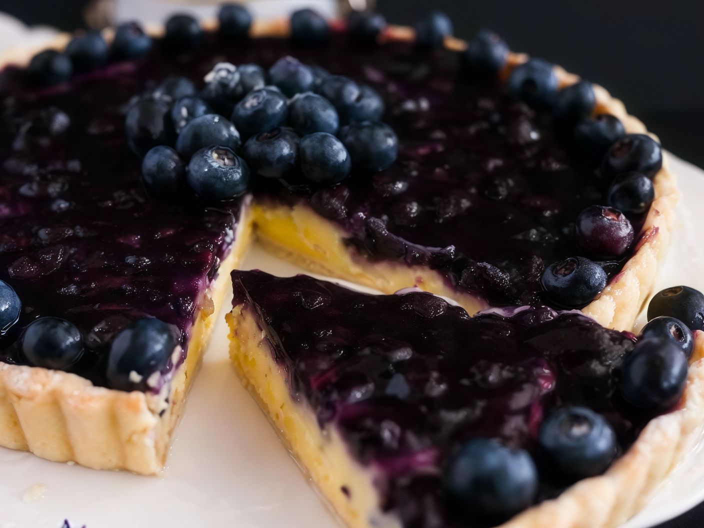 Blueberry Tart Cake