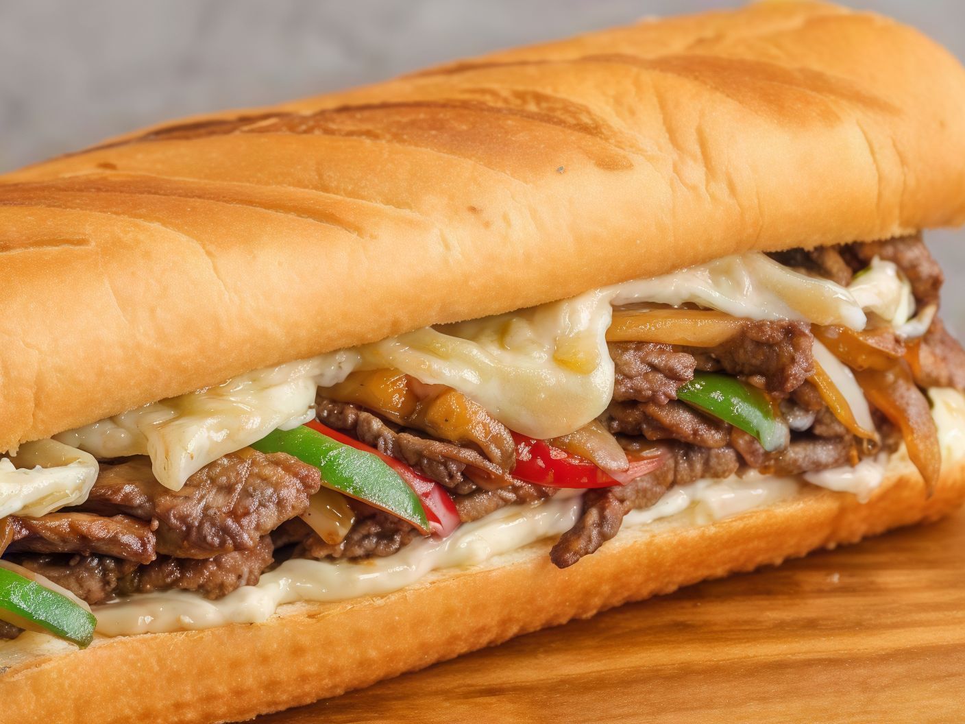Medium fajita sandwich