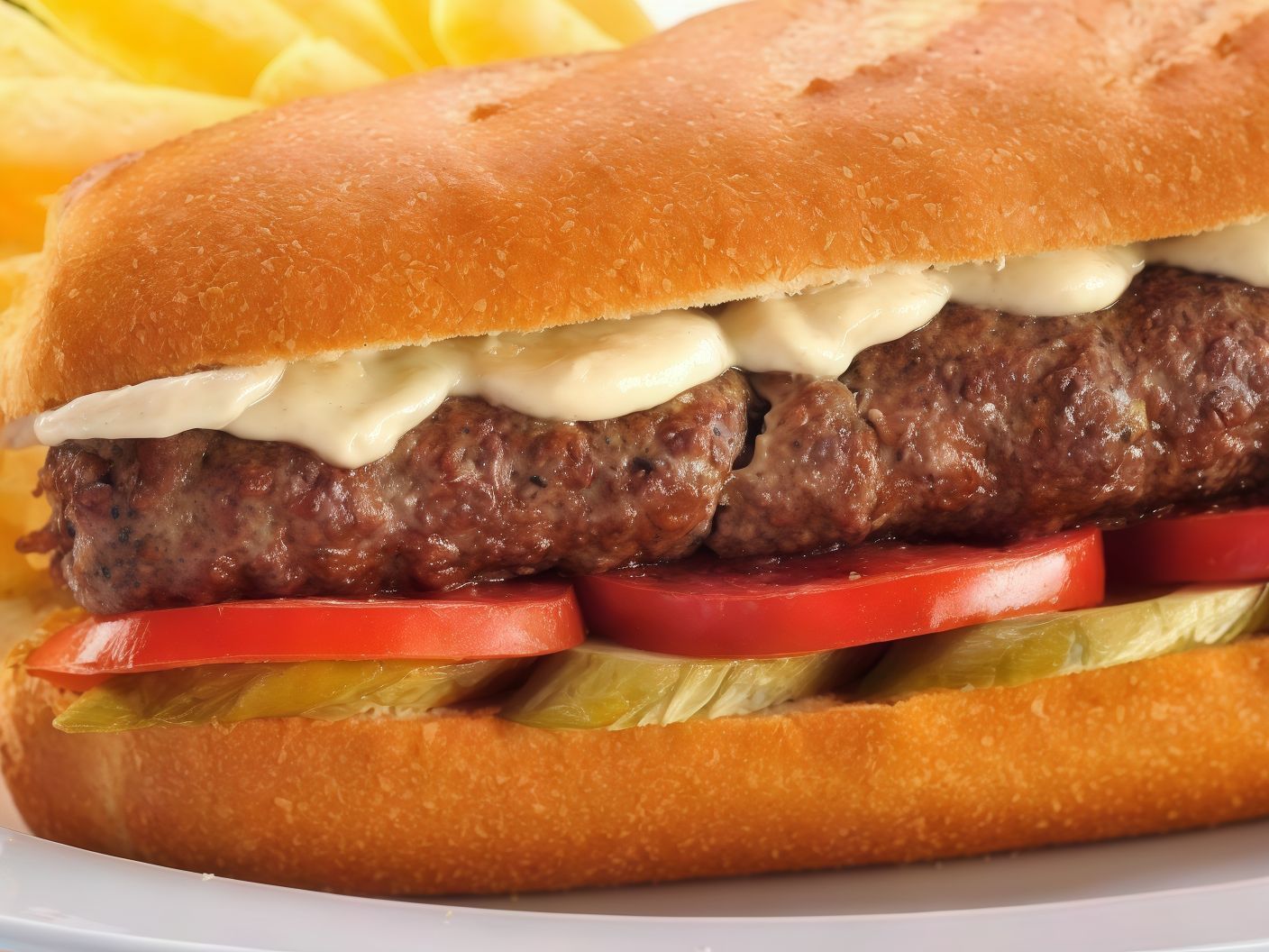 Large Kofta Sandwich