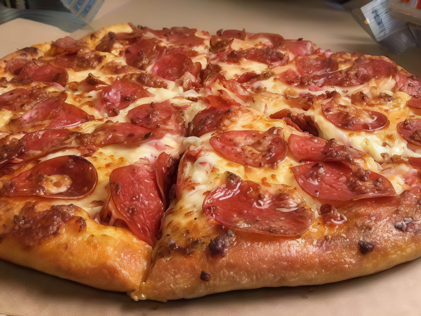 Pastrami Oriental Pizza