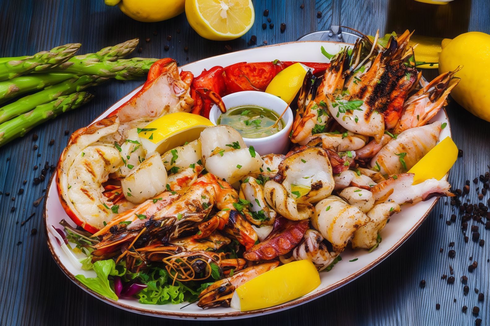 Mix grilled meal
