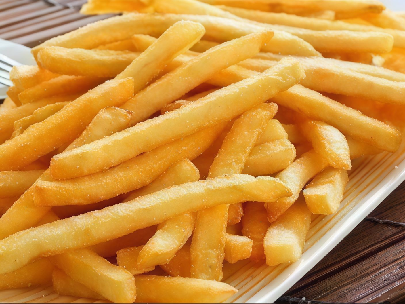 Crispy fried potatoes