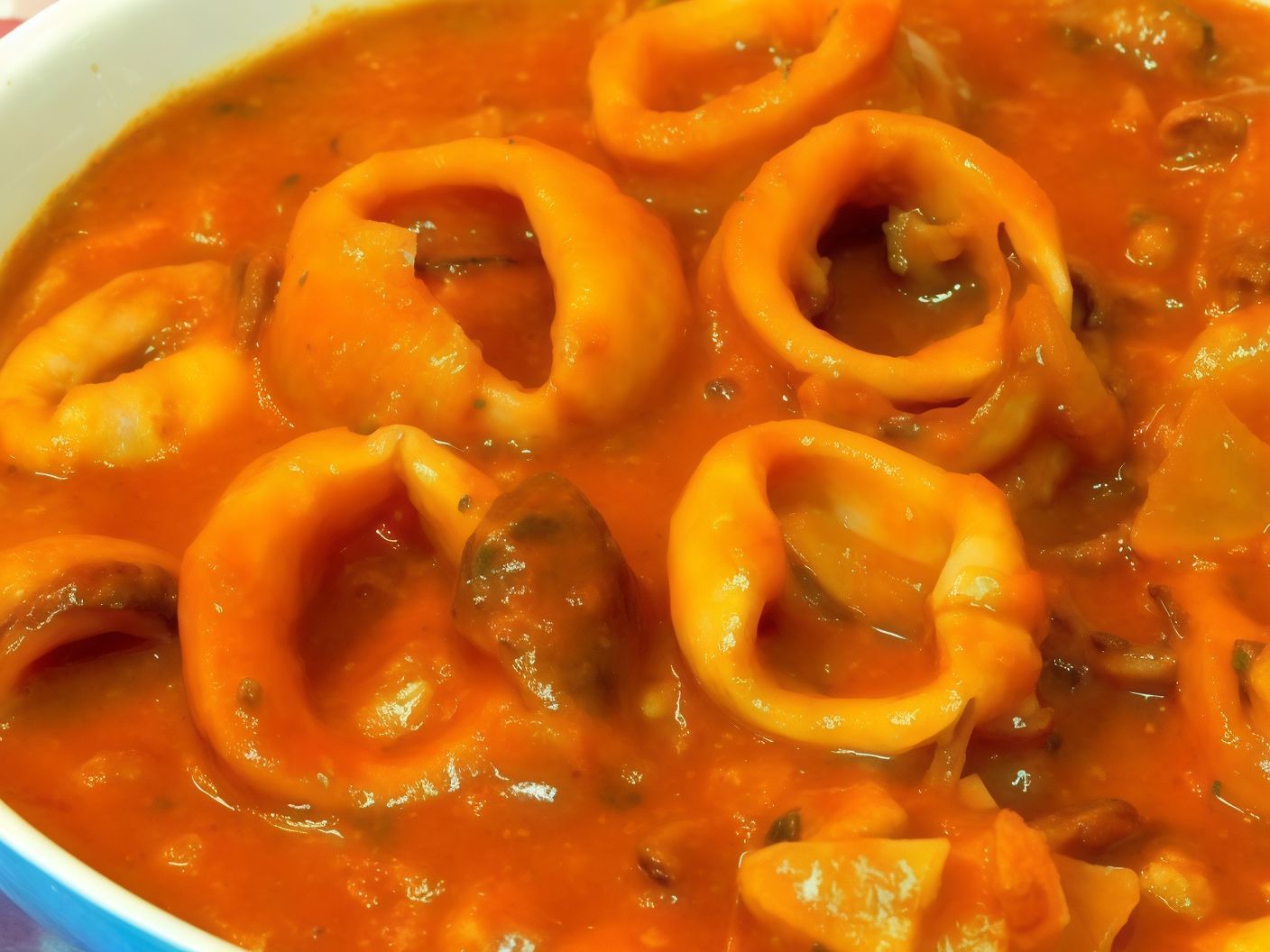 Local Squid Tagine with Red Sauce