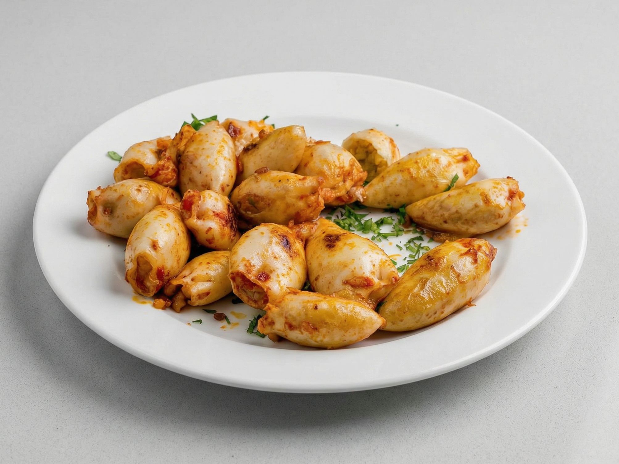 Swiss Stuffed Calamari