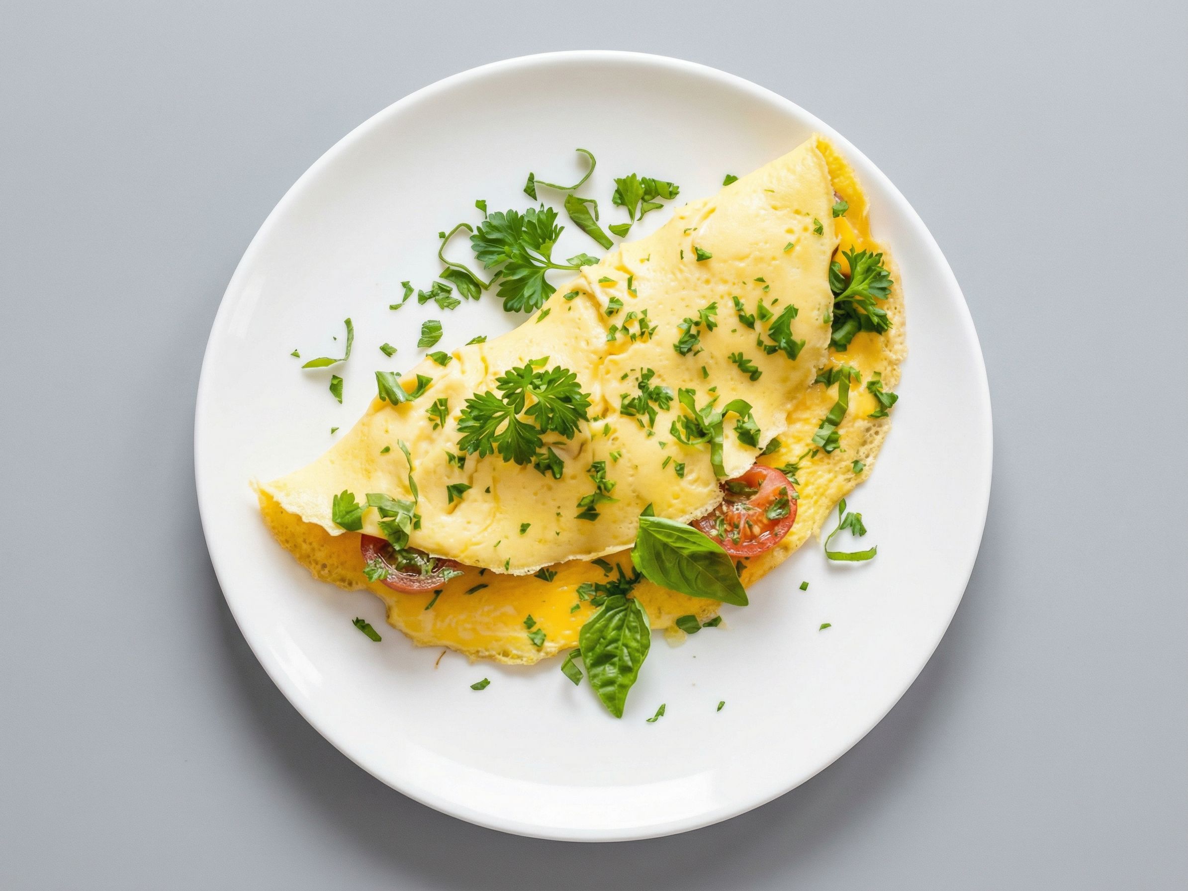 Plain omelette Patty