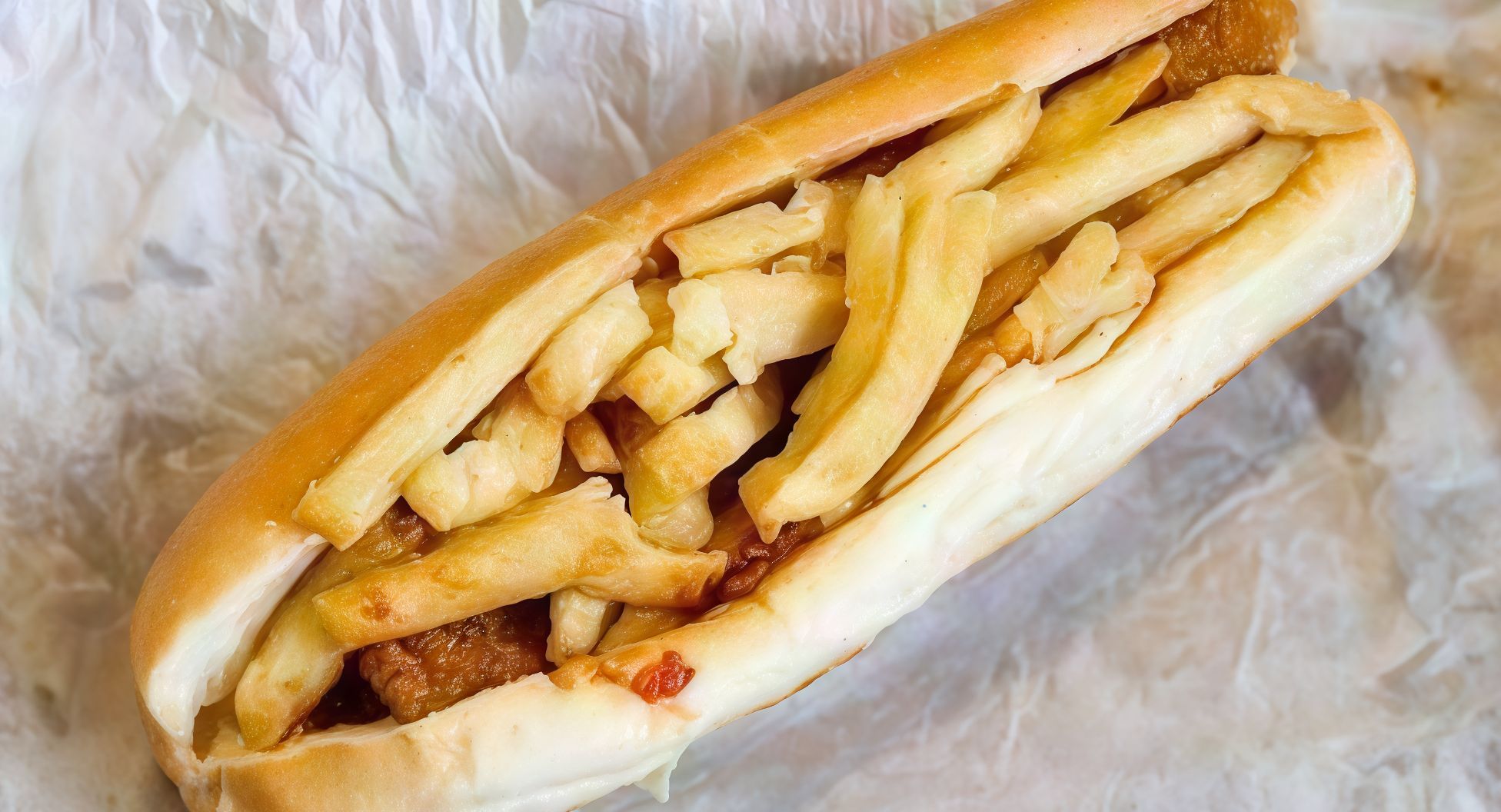 Petit Pain French Fries Sandwich