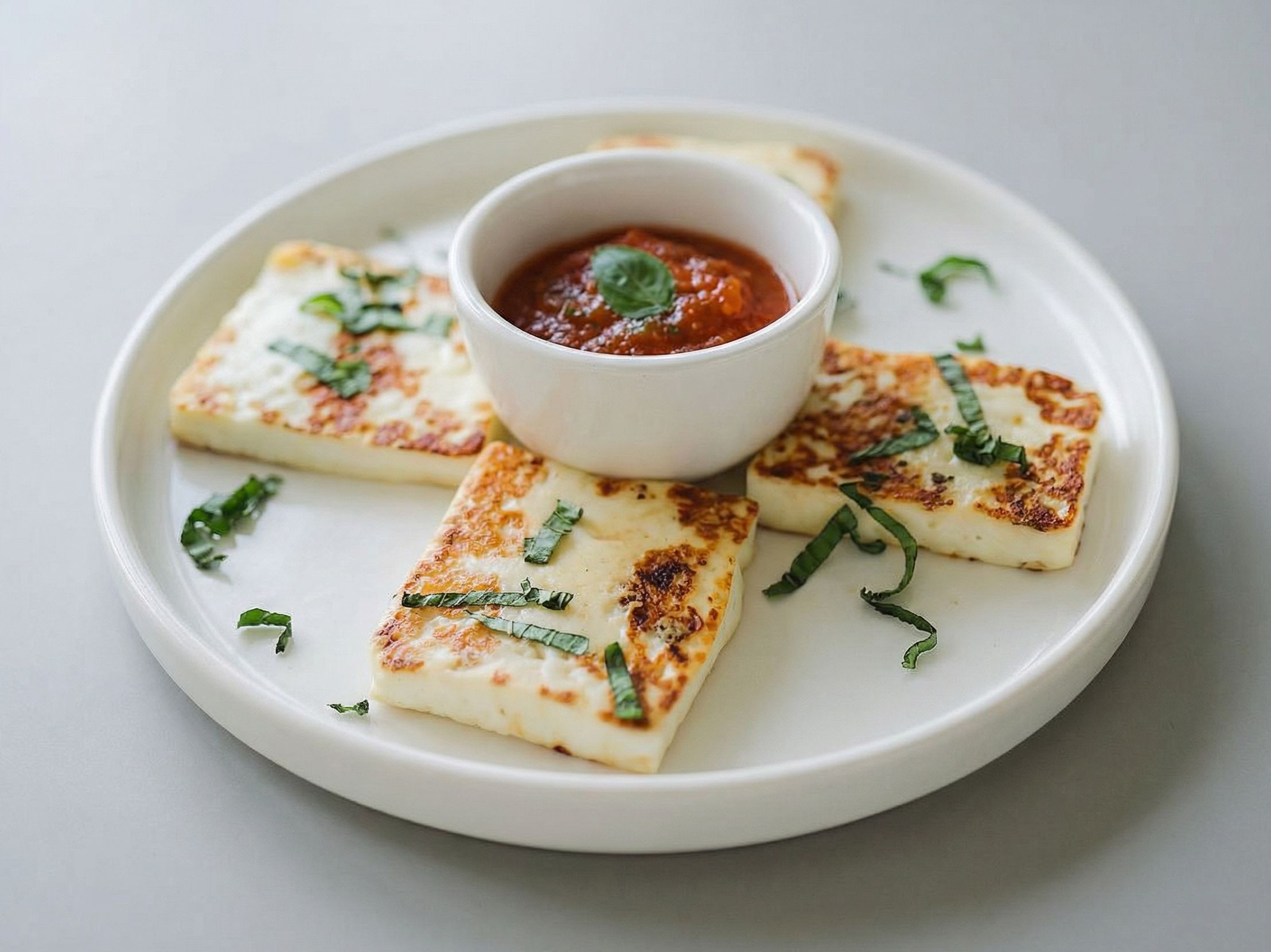 Halloumi with Tomato Jam
