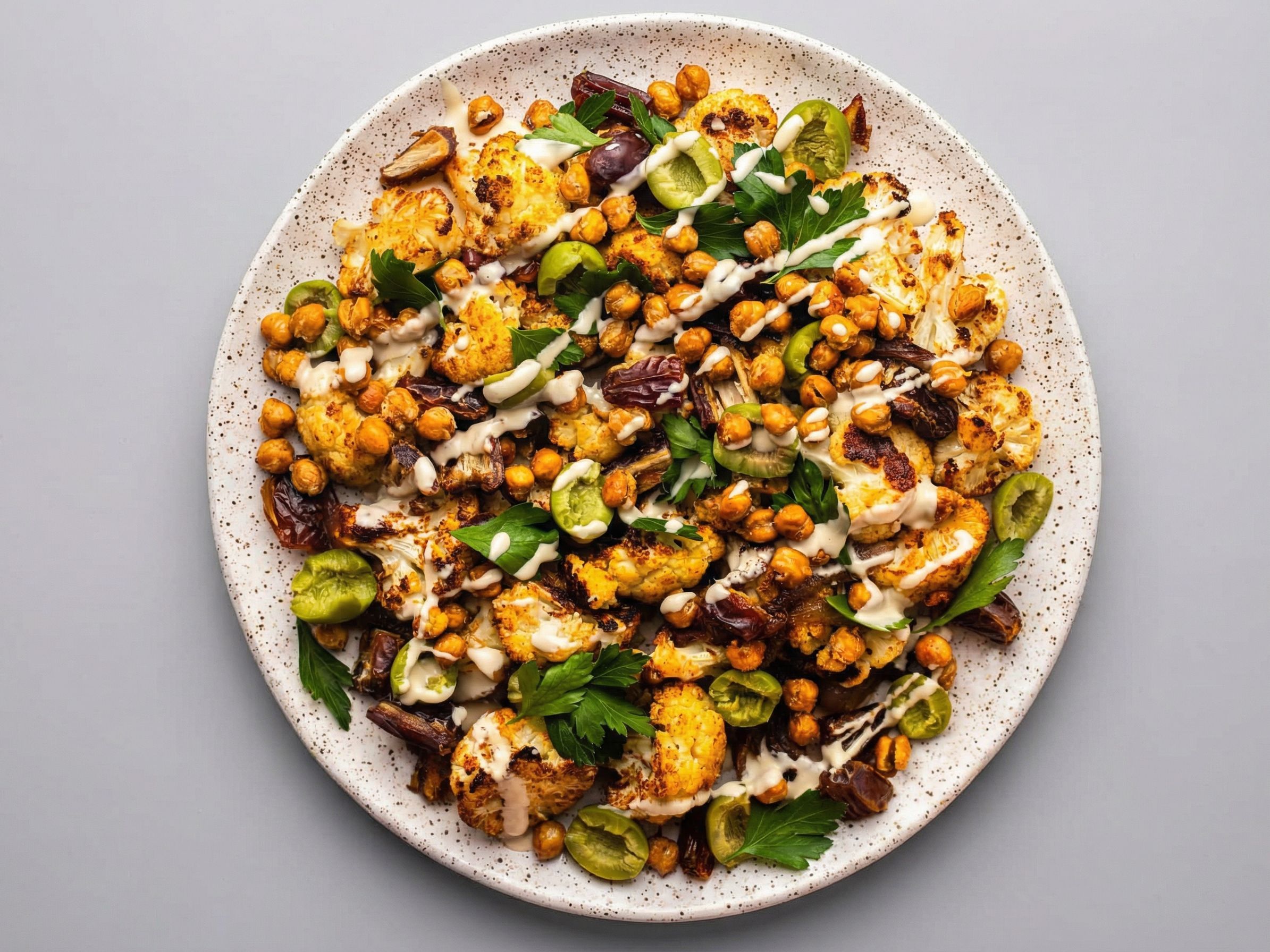 Grilled Or Fried Cauliflower Salad