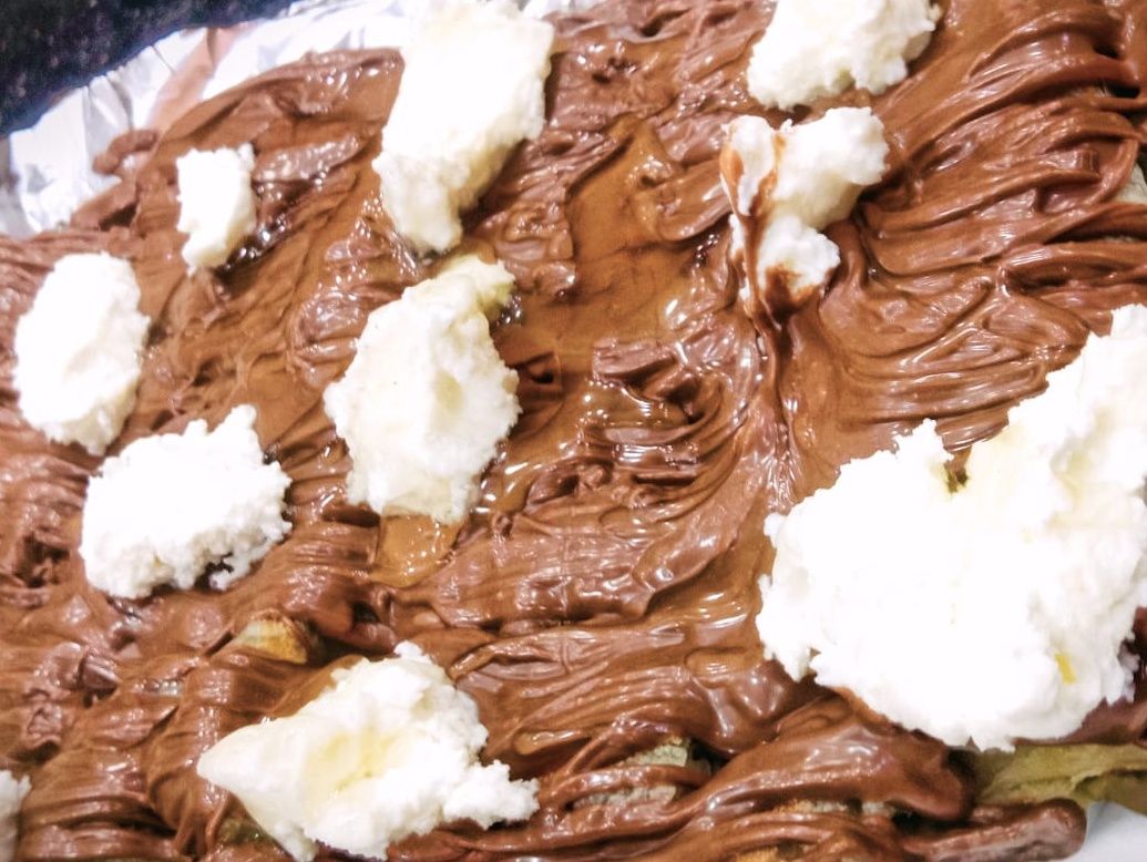 Nutella, Cream, and Honey Pie