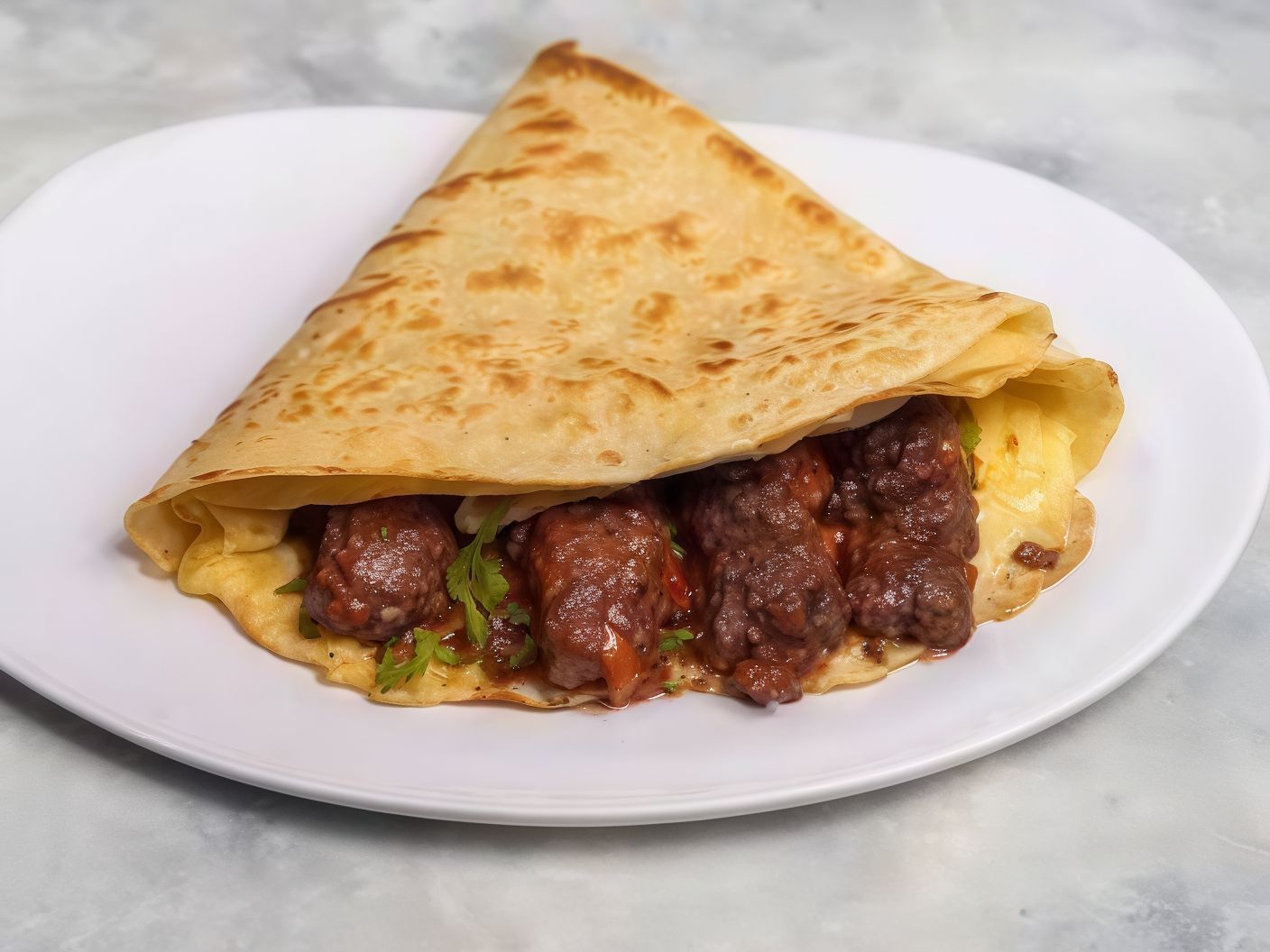 Meat Kofta Crepe