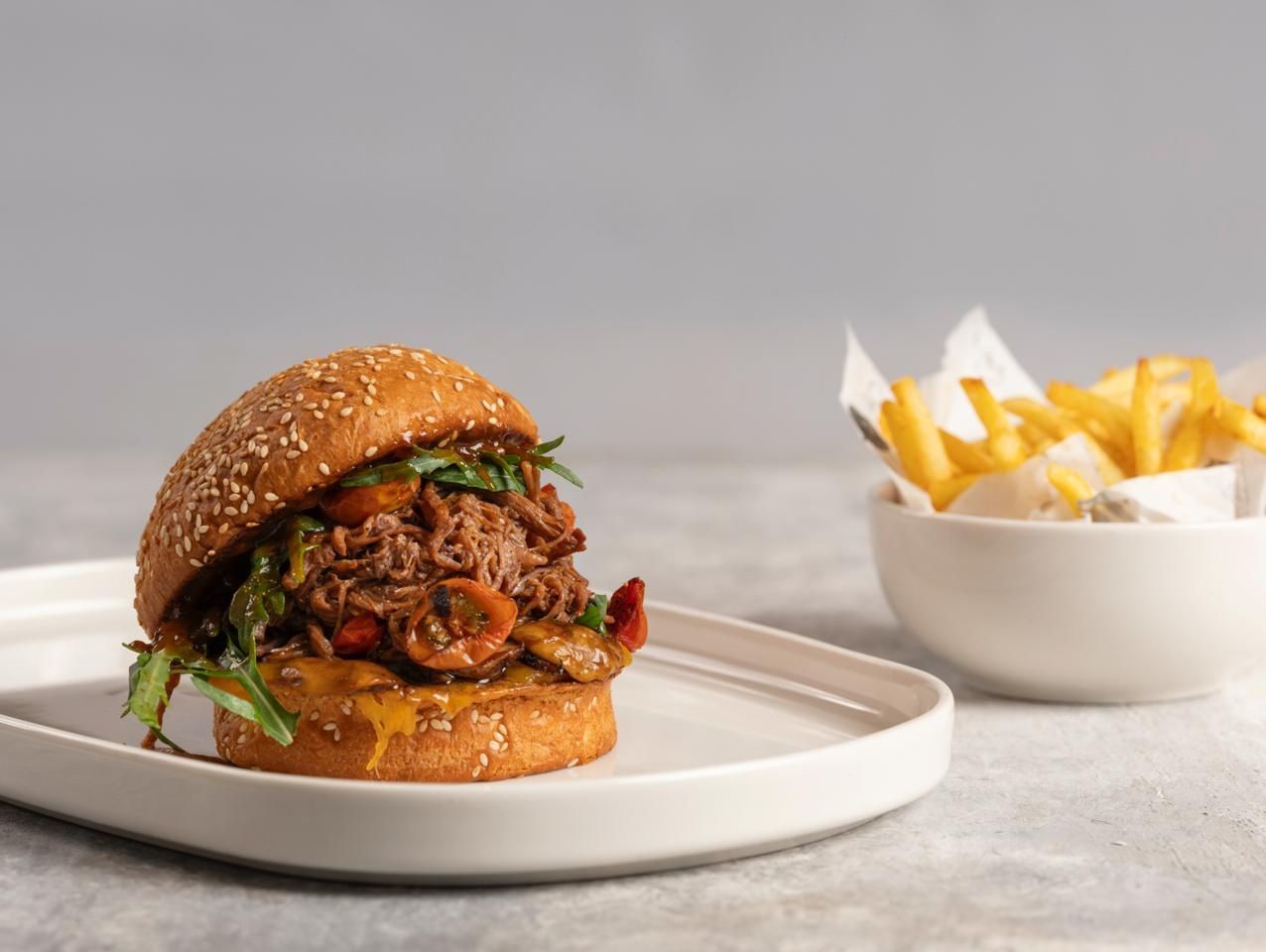 Beef Brisket Kaiser Bread