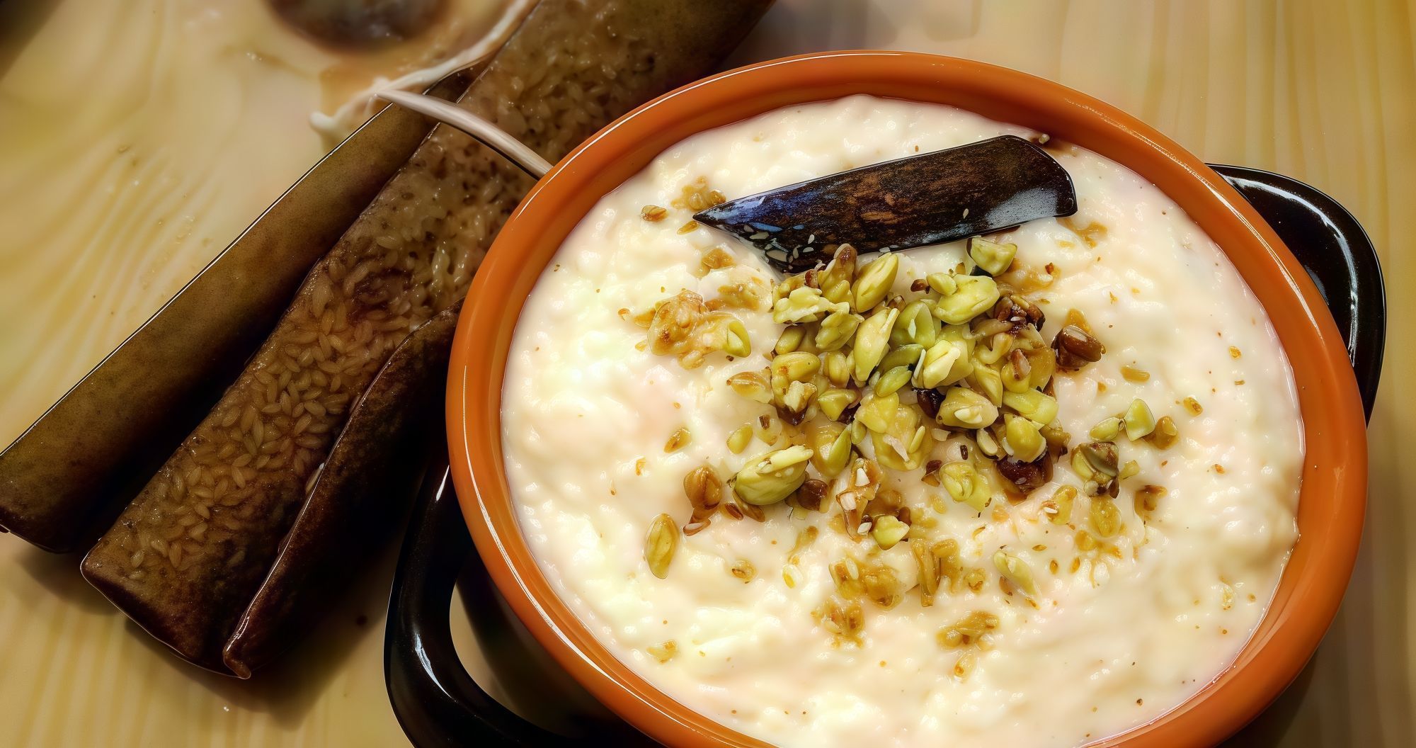 Rice Pudding With Nuts
