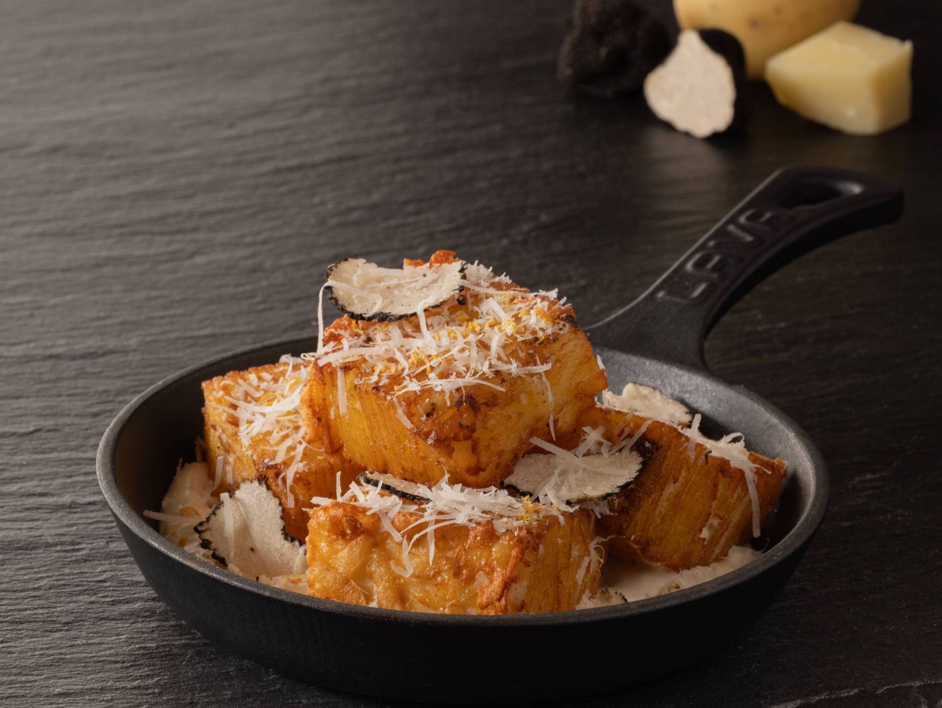 Truffle Potato Pavé with Parmesan