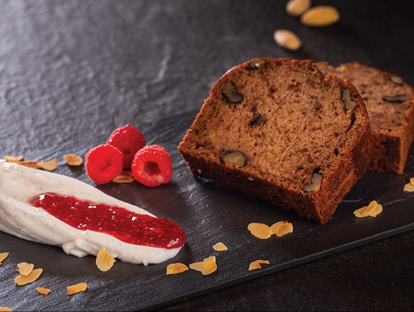 Vegan Banana Bread-2 Slice