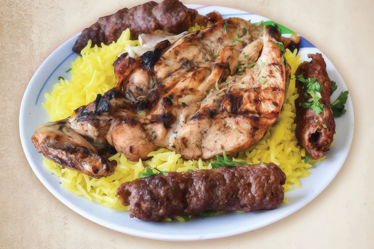 Mix 3 Kofta+Quarter Tchken