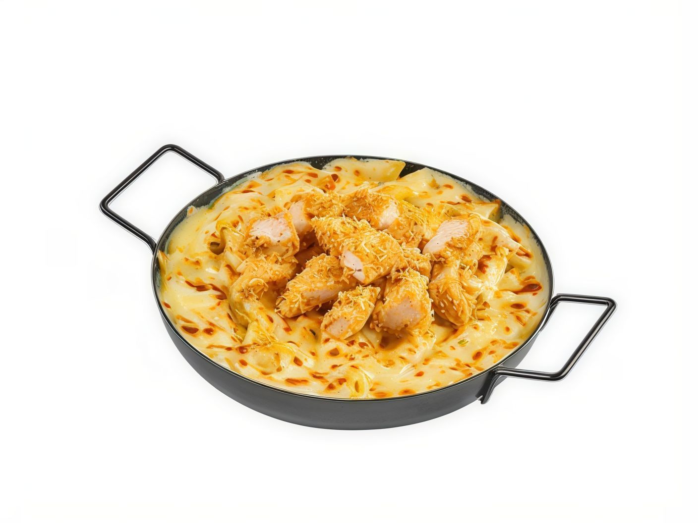 Pasta White Sauce Chicken Pieces