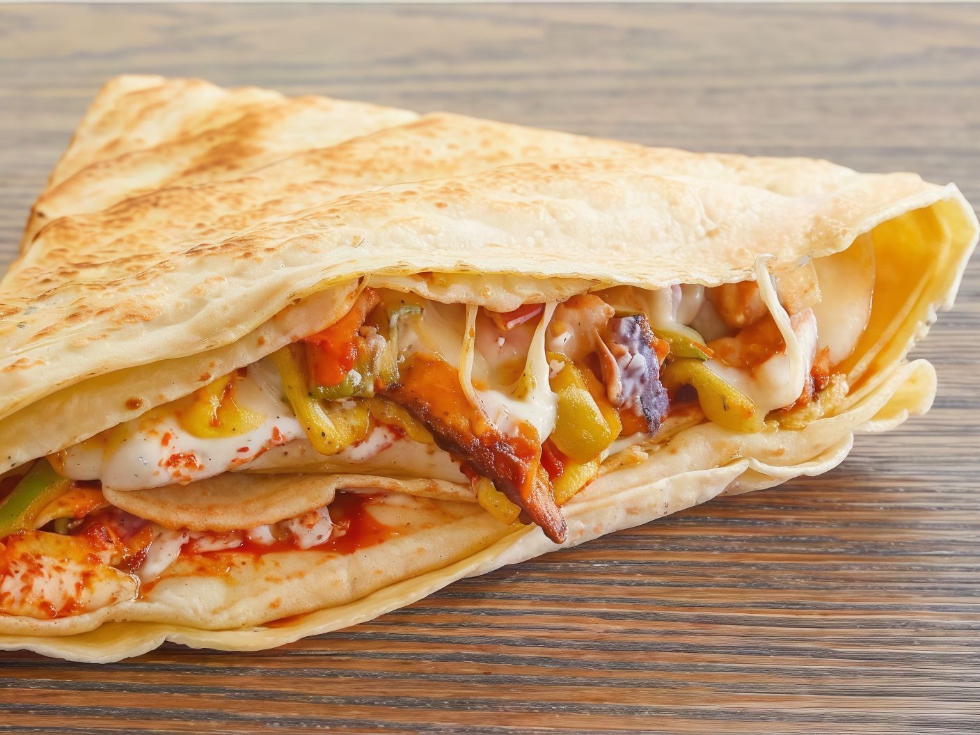 Shawarma Chicken Crepe
