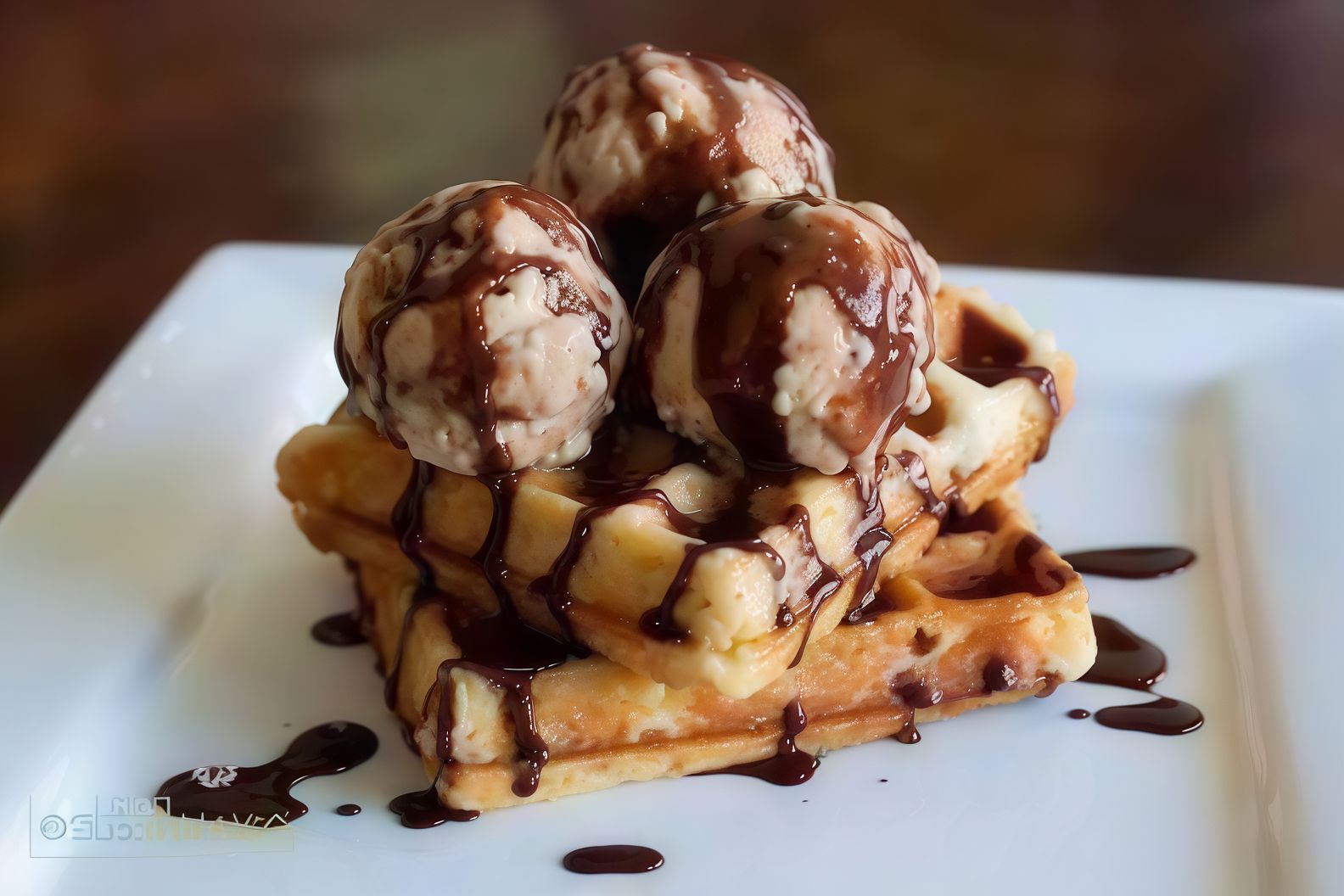 Ice Cream Waffle