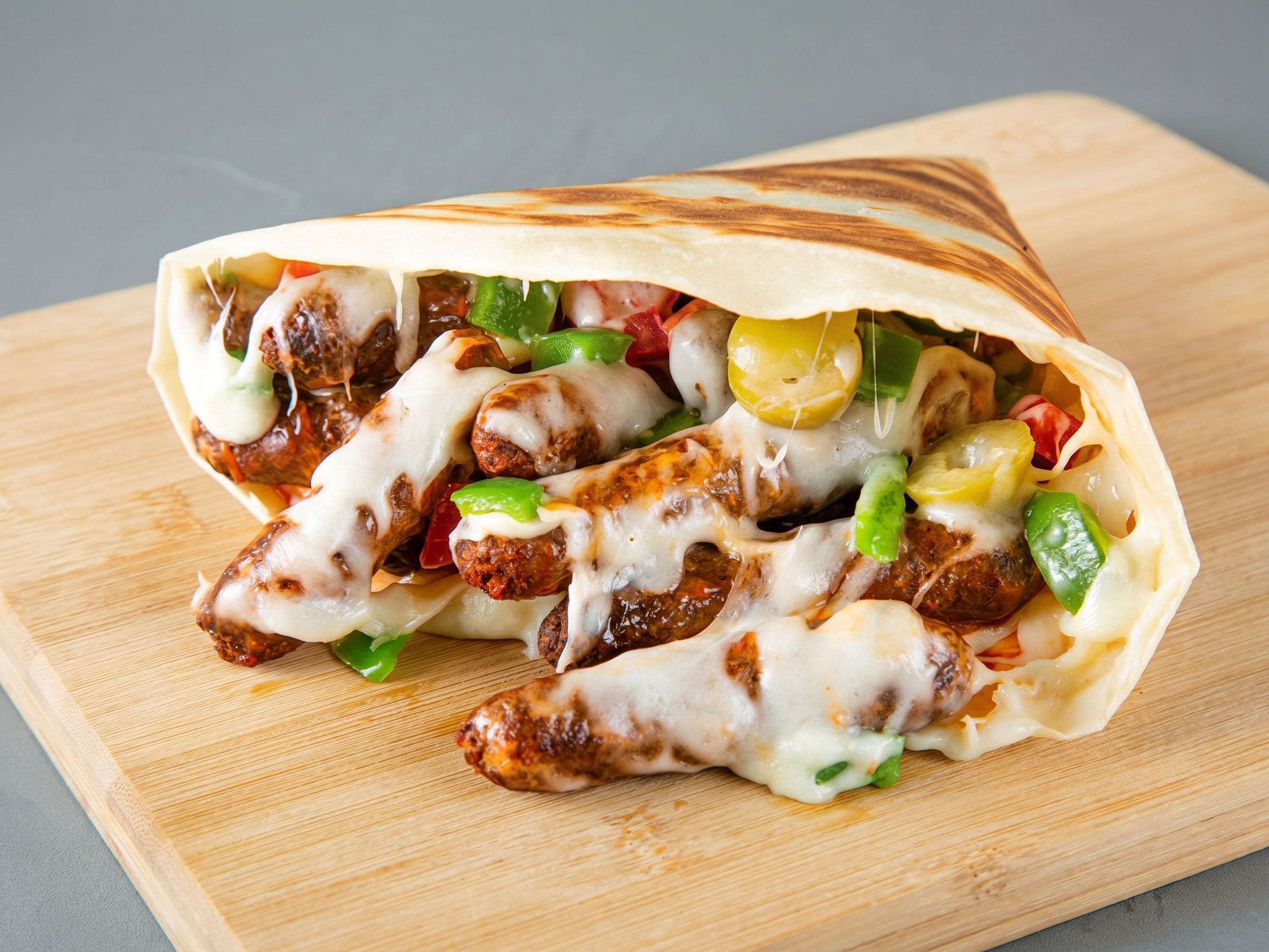 Oriental Sausage Crepe