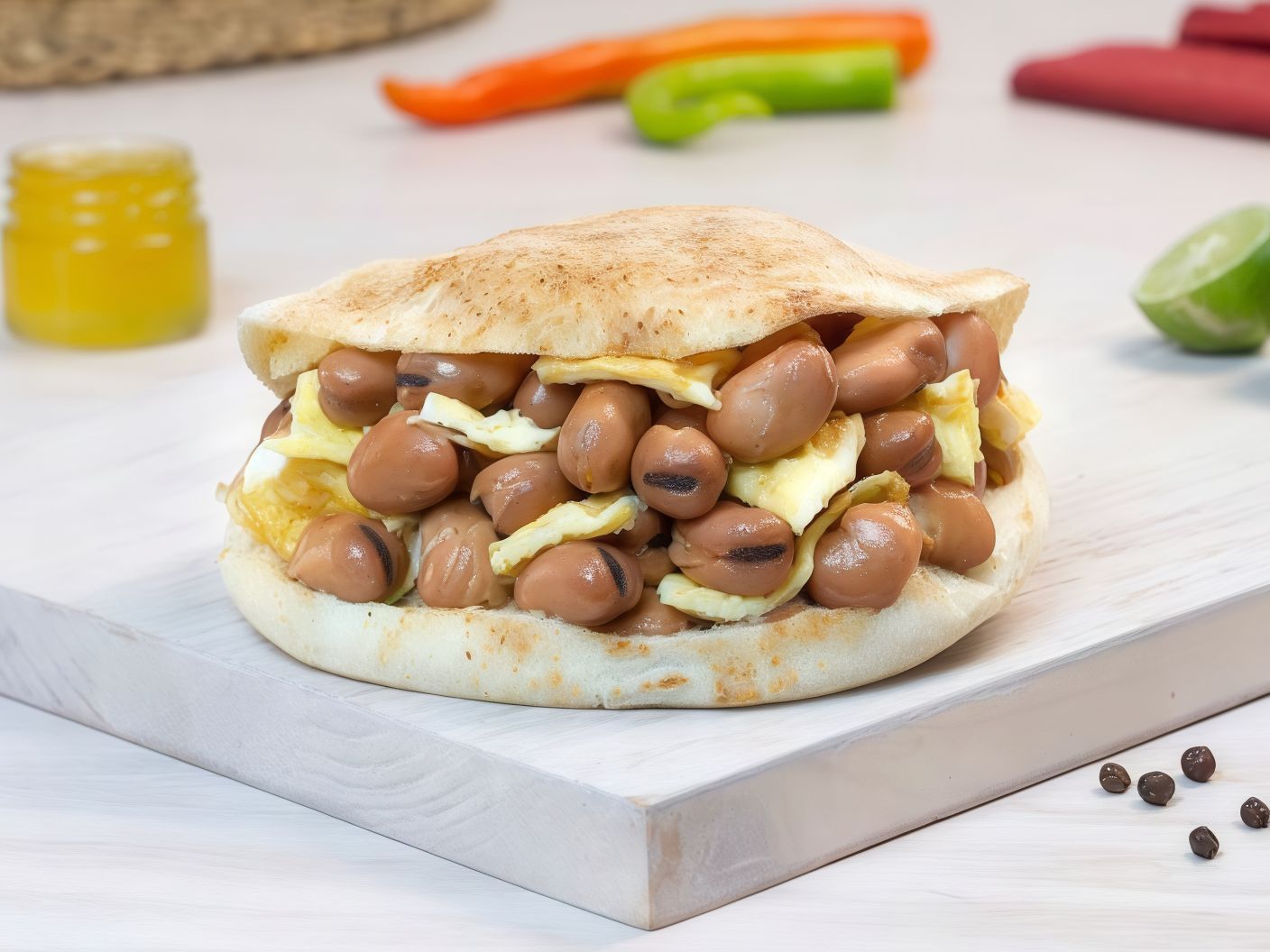 Special Shabrawy Foul Sandwich
