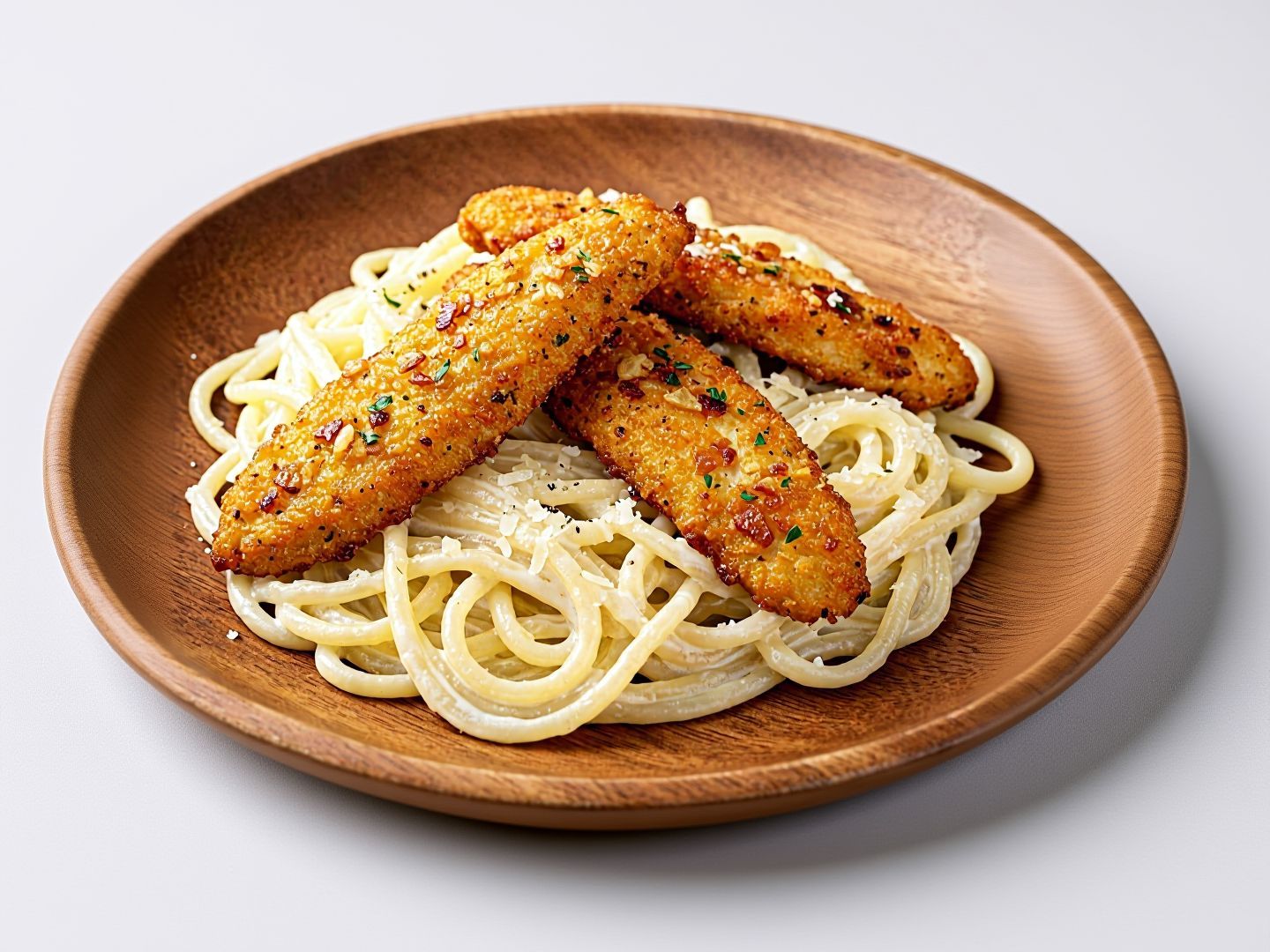 White Sauce Pasta With Chicken Strips Combo Offer
