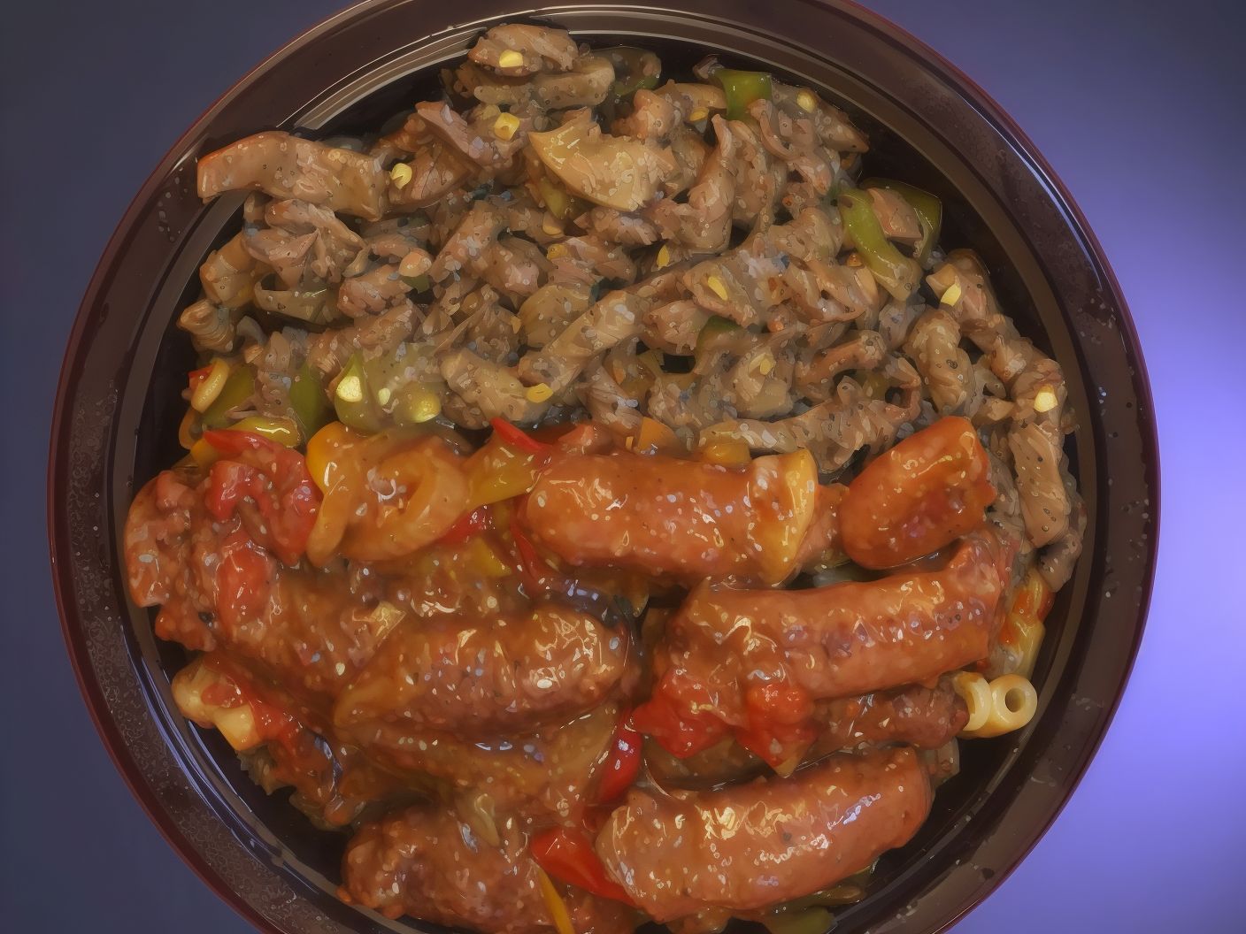 Mix sauce pasta