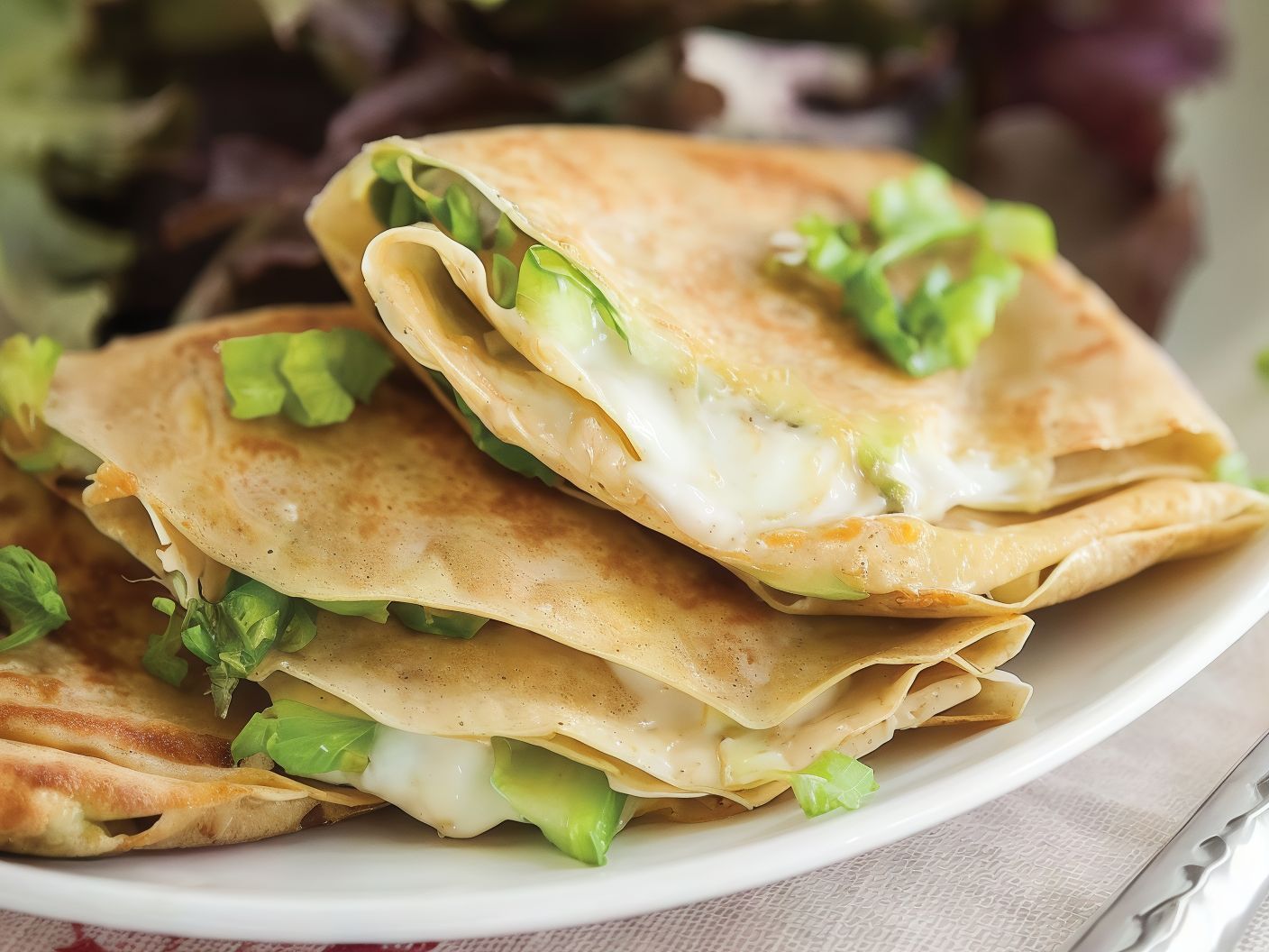 mix cheese crepe