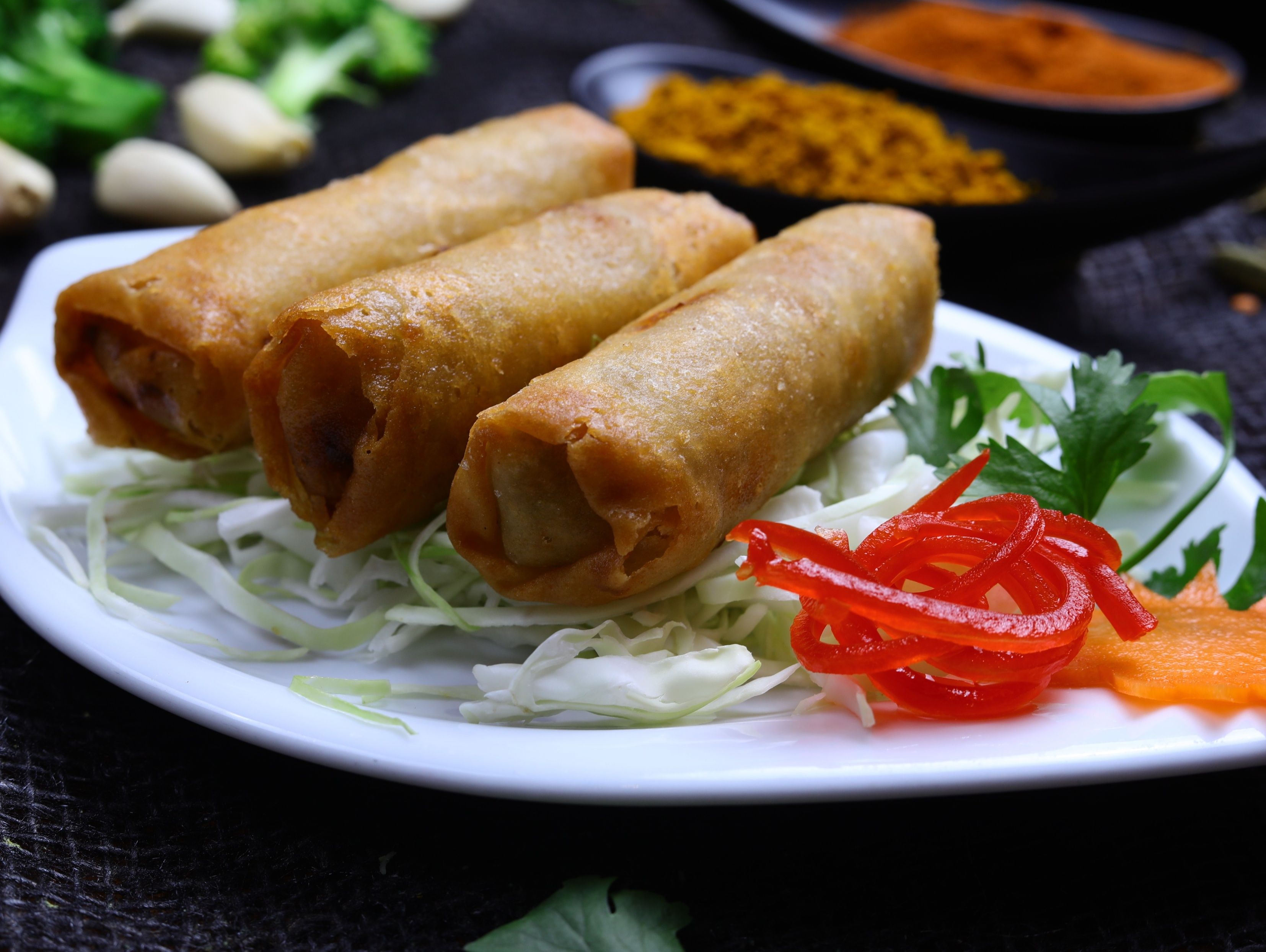 Chicken Spring Rolls 3 Pieces