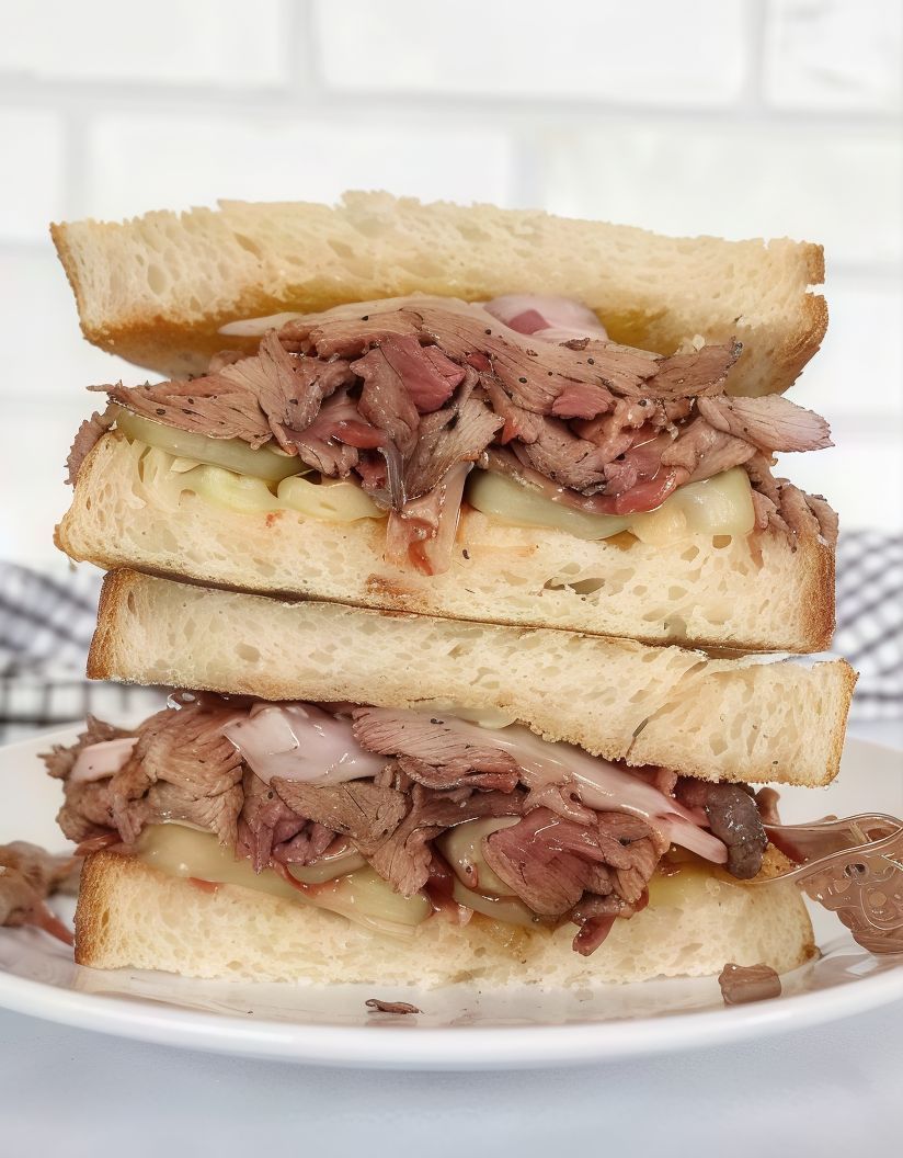 Smoked beef sandwich