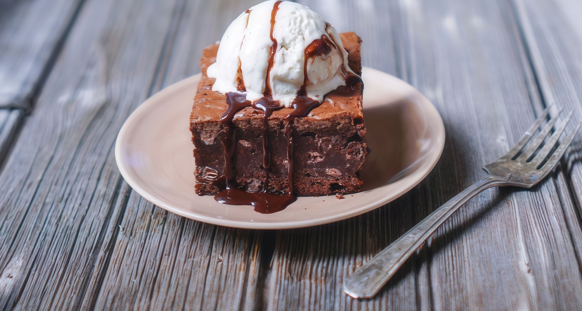 Brownies With Ice Cream