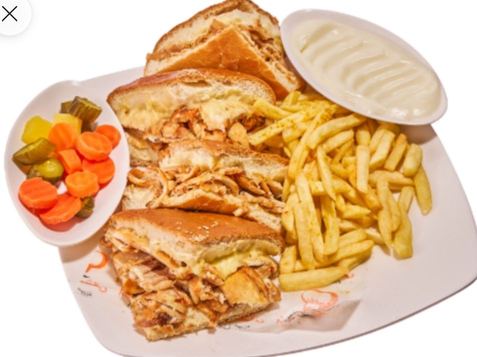 Chicken Shawerma With Cheese Maria