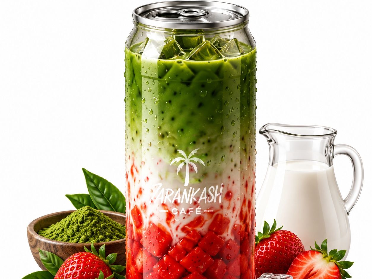 Strawberry Matcha Latte