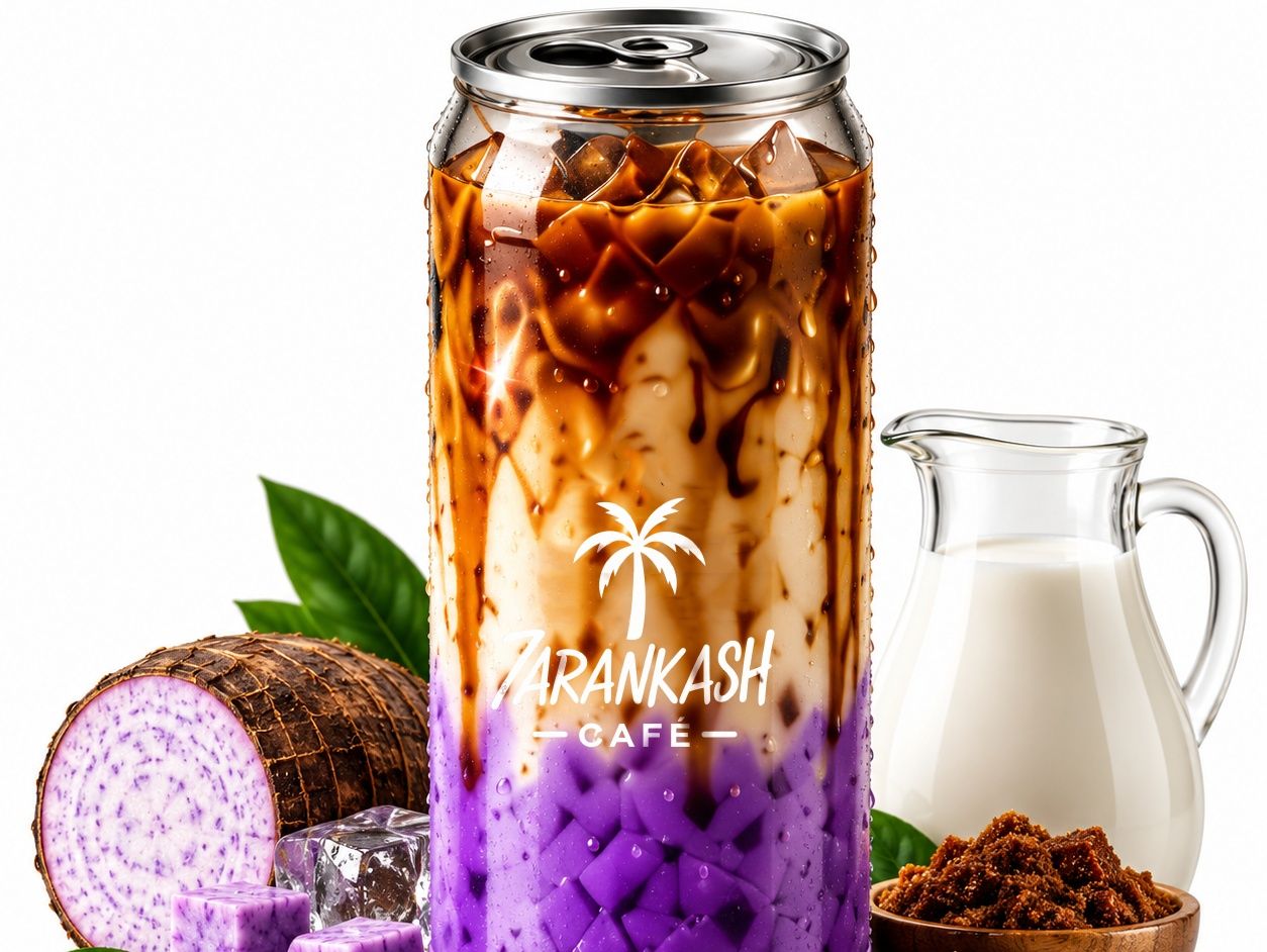 Brown Sugar Taro Latte